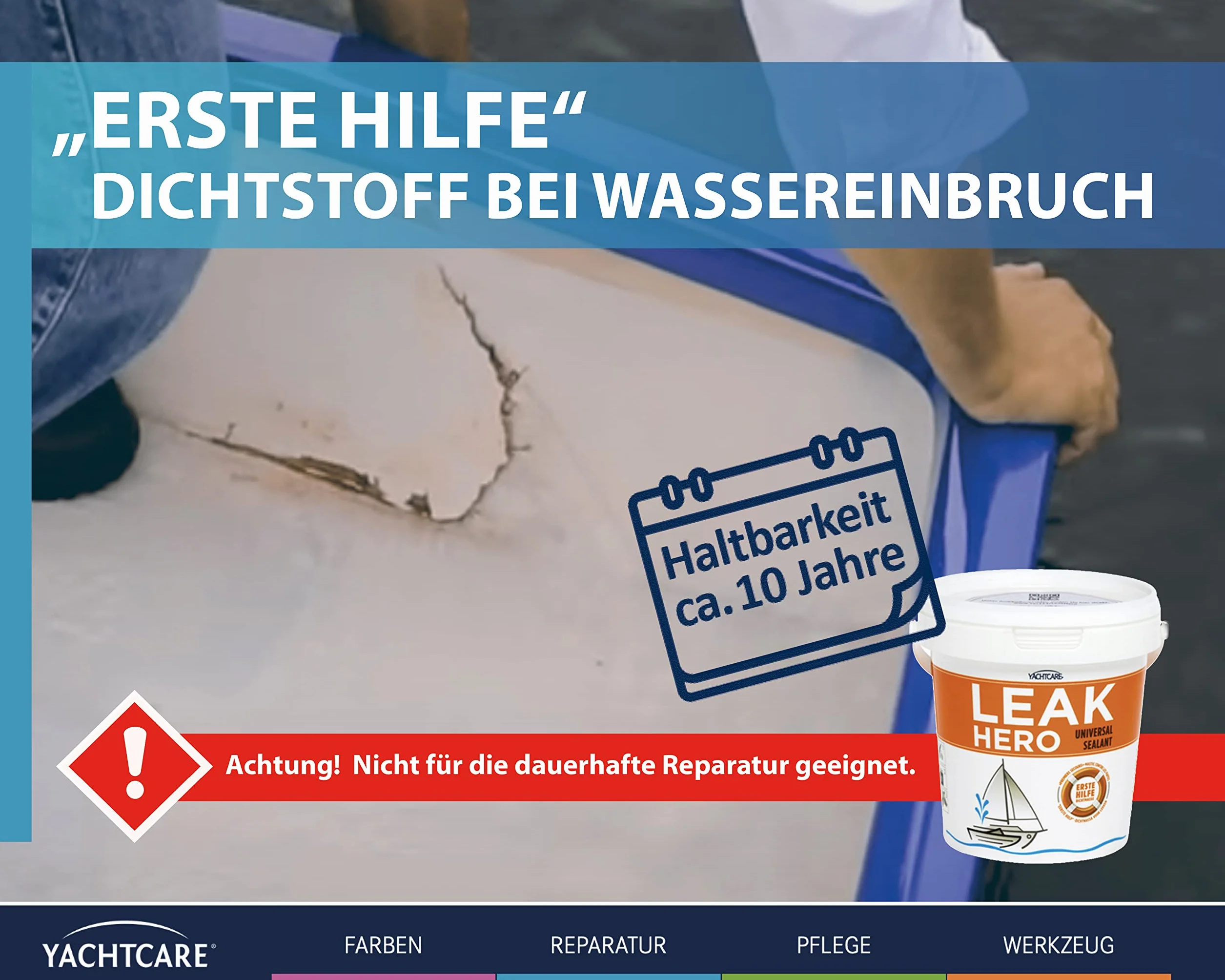 Yachtcare Leak Hero 625ML – uszczelnienie wycieku w sytuacjach awaryjnych zawsze na pokładzie