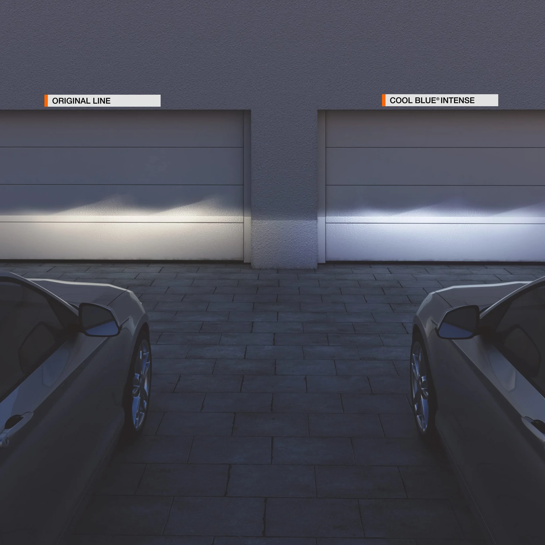 OSRAM COOL BLUE INTENSE H1, 100% più luminosa, fino a 5000K, lampada alogena, look LED, astuccio (1 lampada)