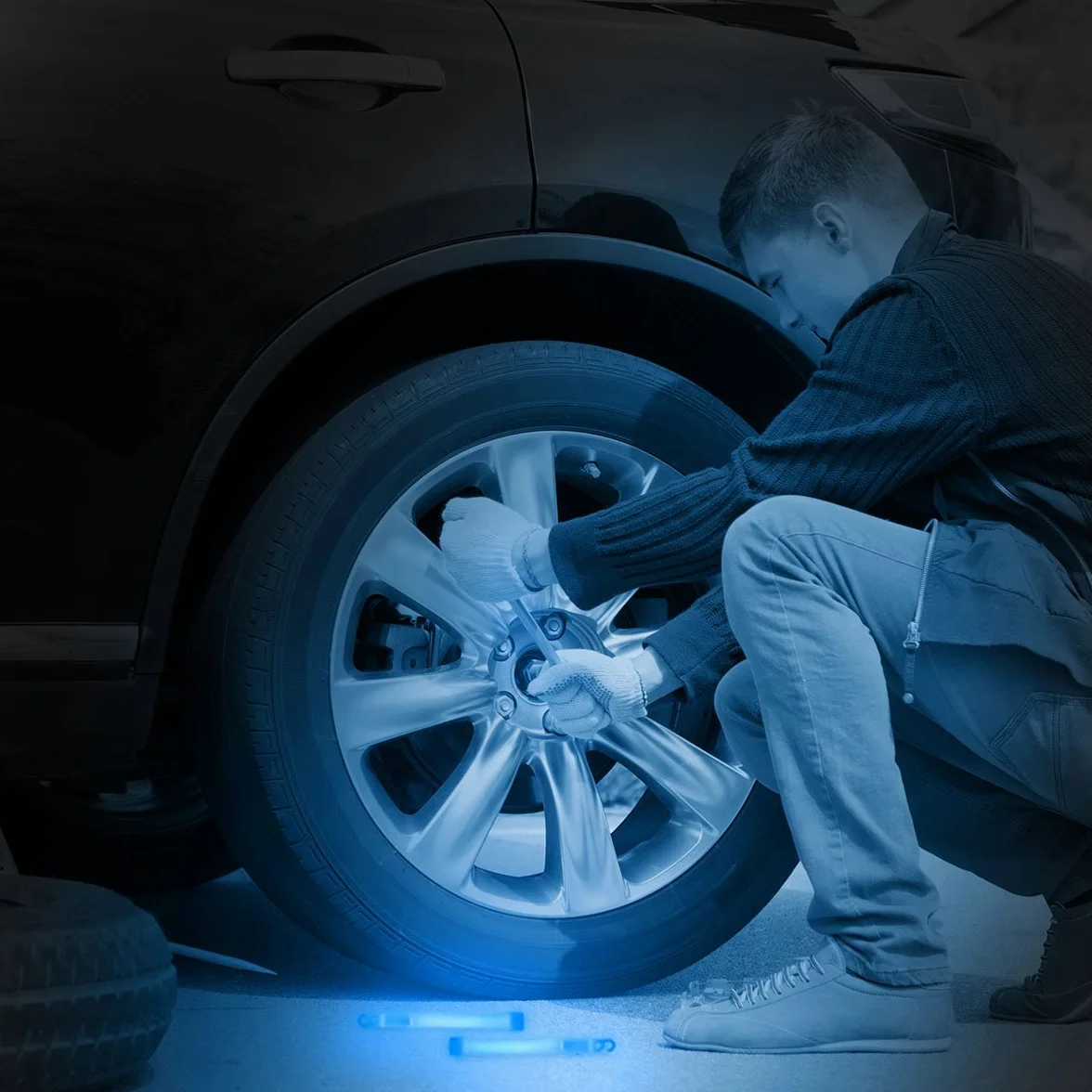 Cyalume Technologies zatrzaski jasnoniebieskie świecące – 15 cm klasy przemysłowej, ultra jasne patyczki świetlne o 8-godzinnym czasie (opakowanie 10 sztuk)