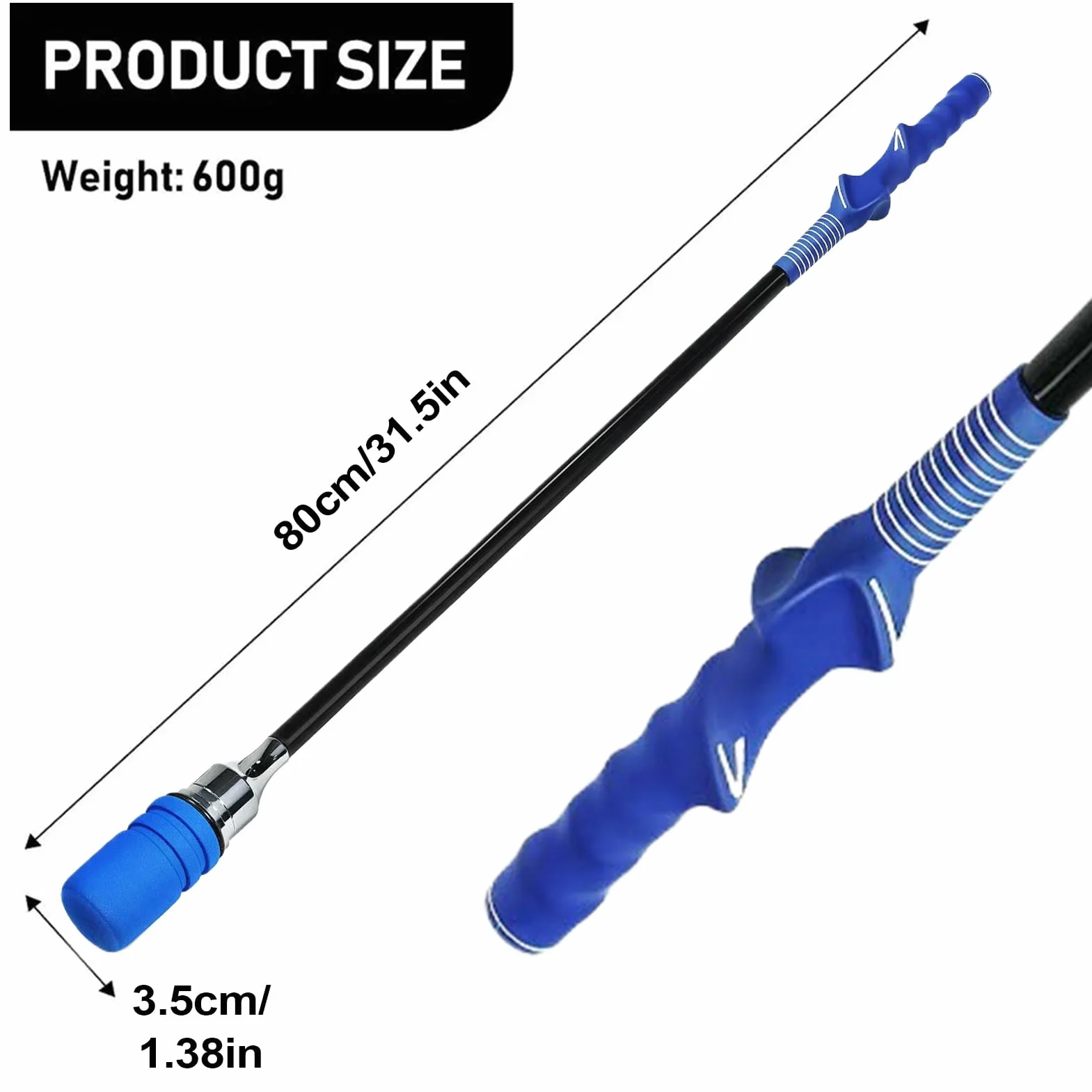 Golf Swing Trainer, Portable Swing Corrector For Pasture Practice, Movement Training Aid, Fitness Indoor Outdoor Course Travel Backyard Camping And Home Use, Compact & Travel Friendly