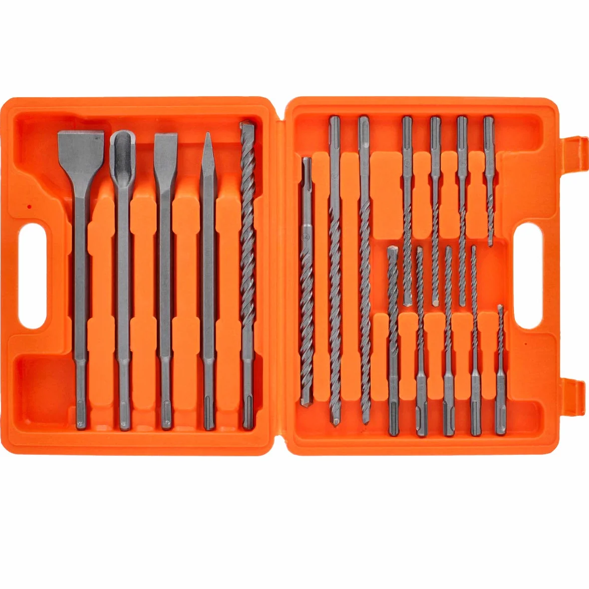 WELLCUT WC-SDS17 SDS Plus zestaw wiertarek udarowych i dłut 17 szt