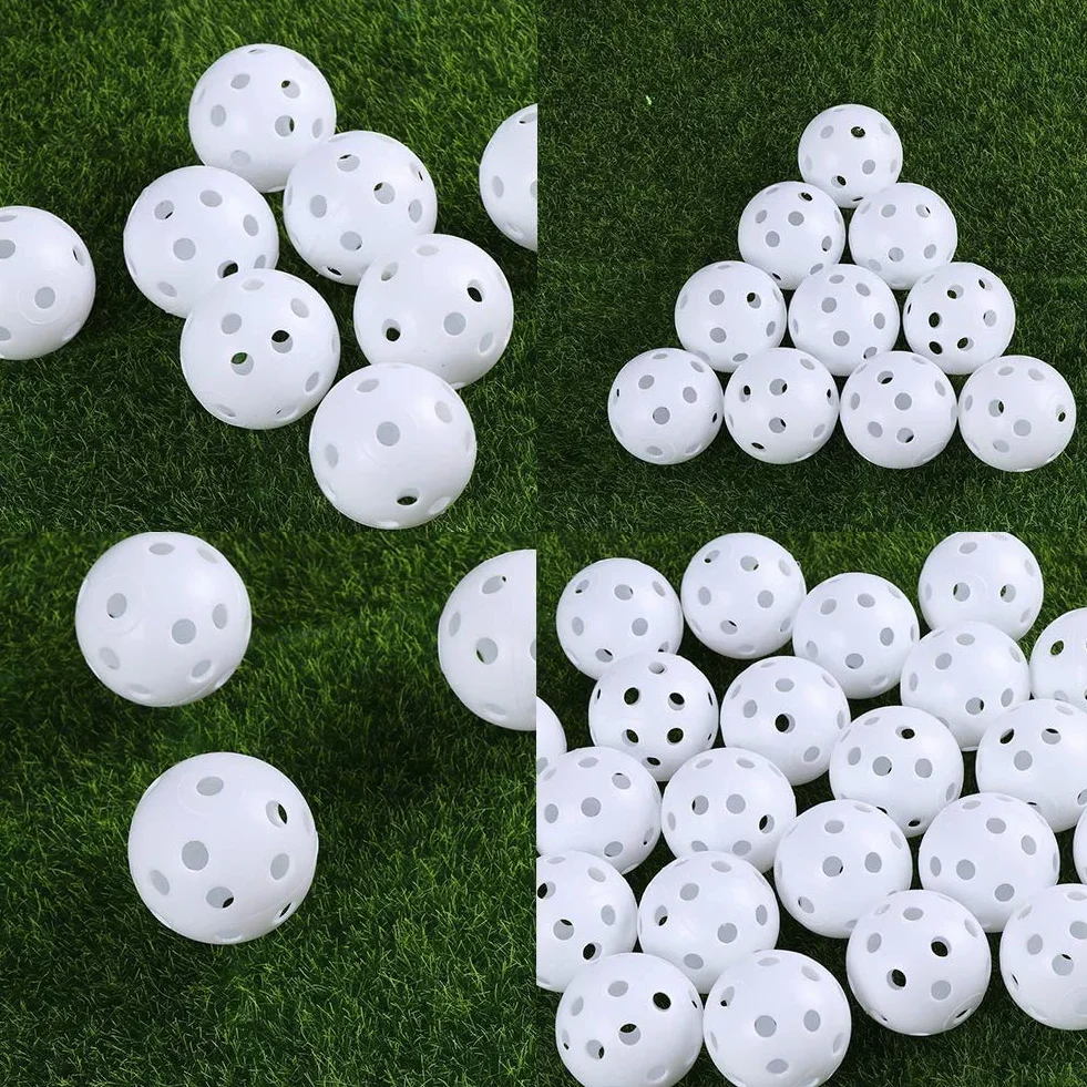 ProLeo Piłki golfowe do ćwiczeń i ćwiczeń, 24 sztuki, do jazdy samochodem, treningu swingowego, wewnątrz lub na zewnątrz