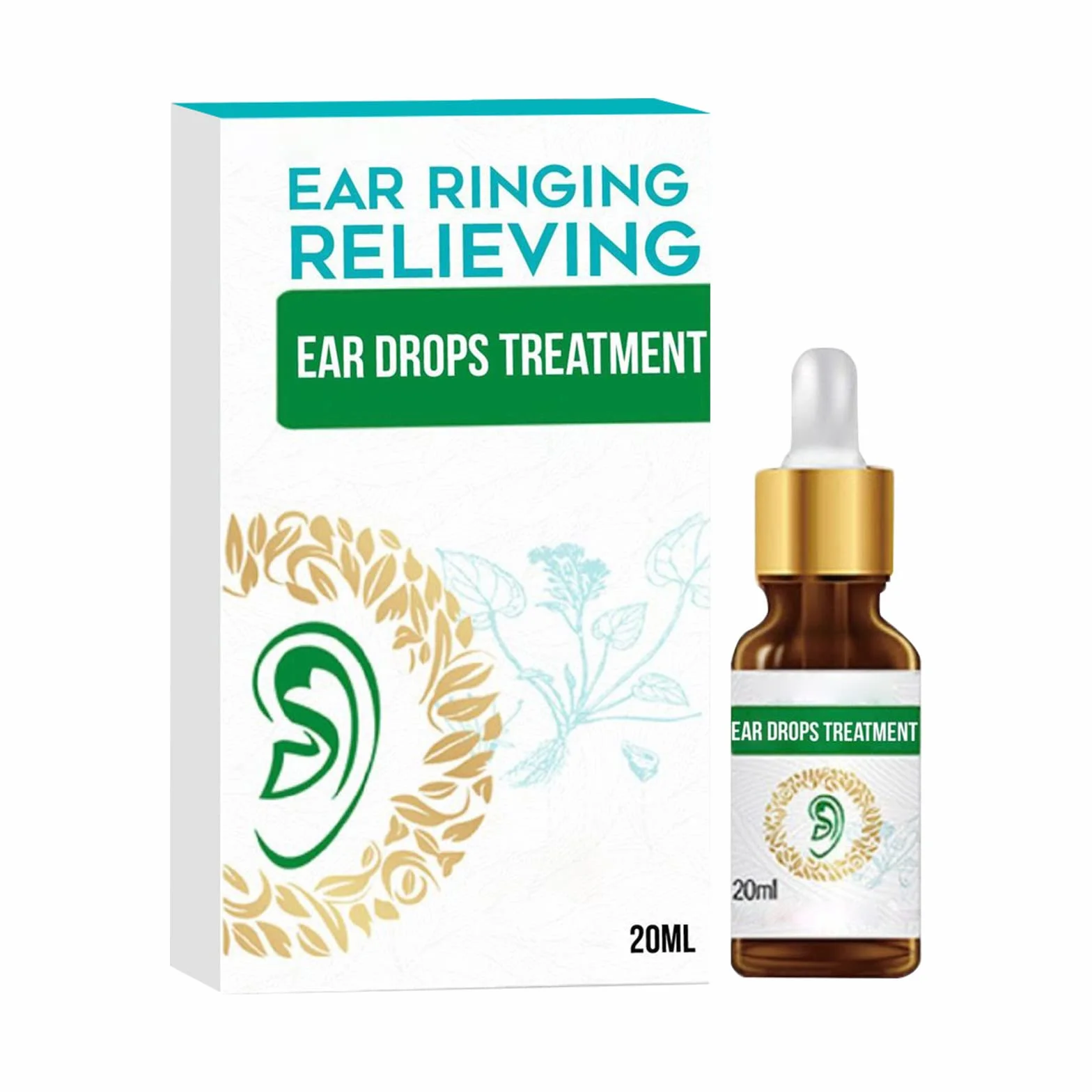 Tinnitus krople do uszu, 20 ml, olej do leczenia dzwonienia w uszach, krople do uszu, łagodzą bóle słuchu, łagodzą szumy uszne, krople do szumów usznych, leczenie szumów usznych