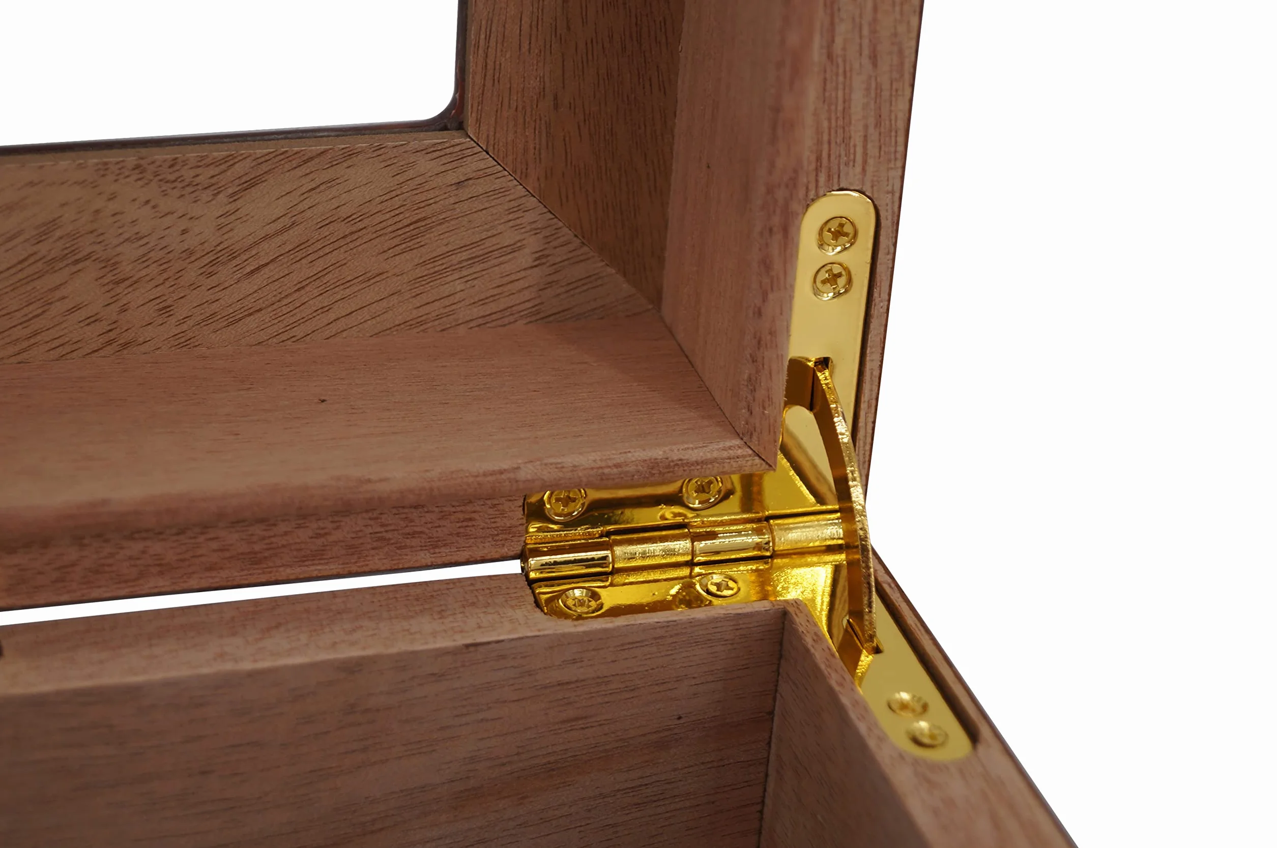 GERMANUS Humidor skrzynia z okienkiem, brązowa MVI