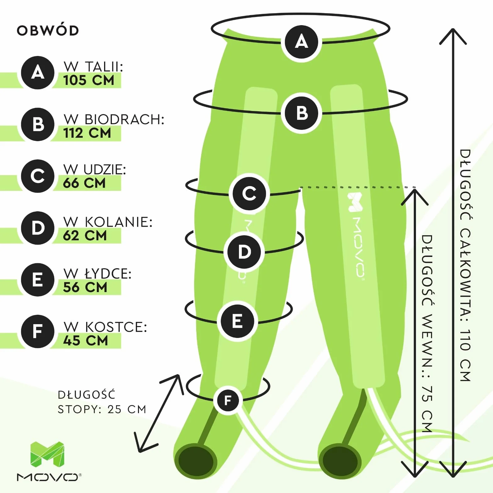 MOVO COMPRESSION PUMP PREMIUM 6 - SPODNIE - sześciokomorowe urządzenie do regeneracji ze spodniami kompresyjnymi i 8 programami masażu