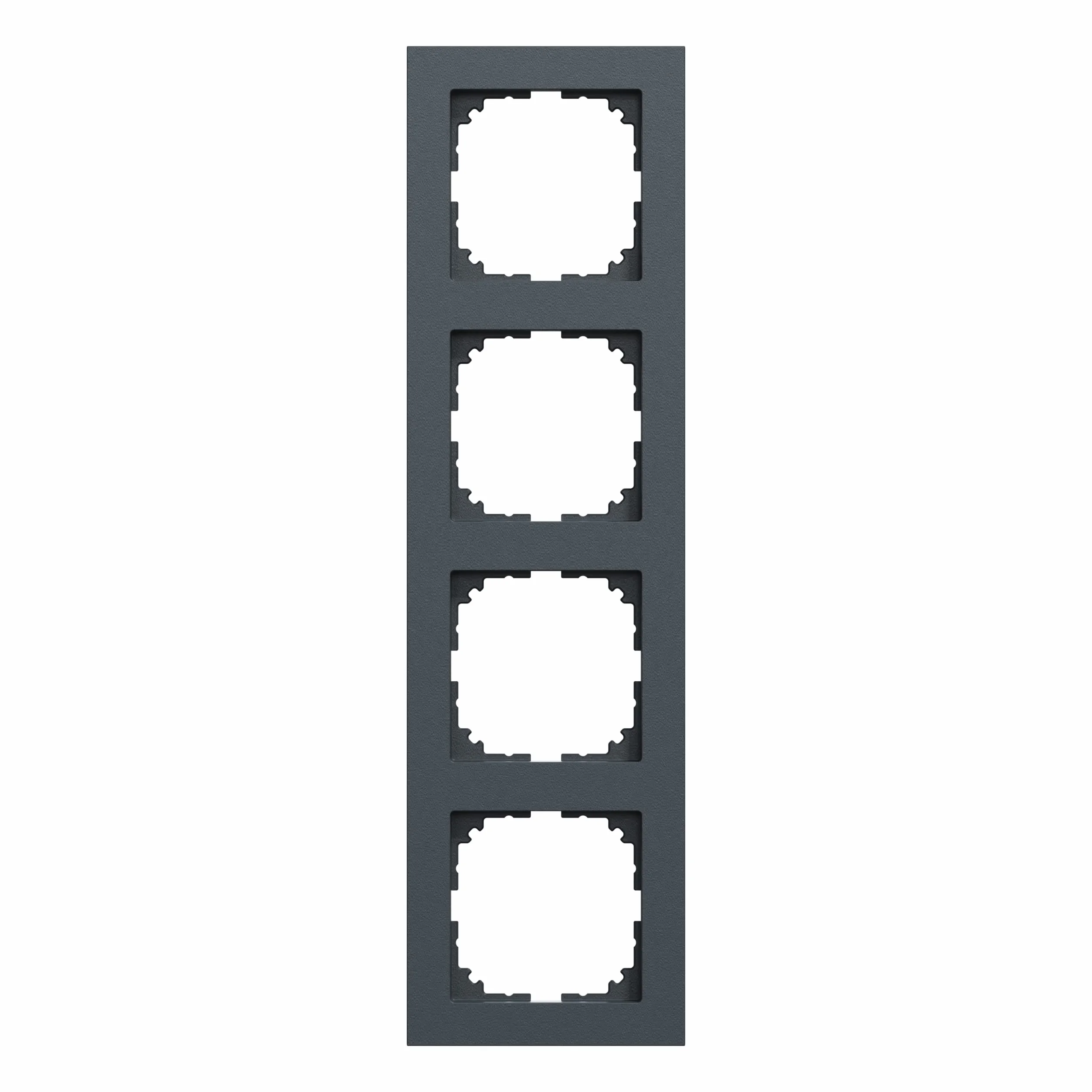 Schneider Electric M-Pure MEG4040-3614 ramka z 4 gniazdami i przełącznikami, antracytowa