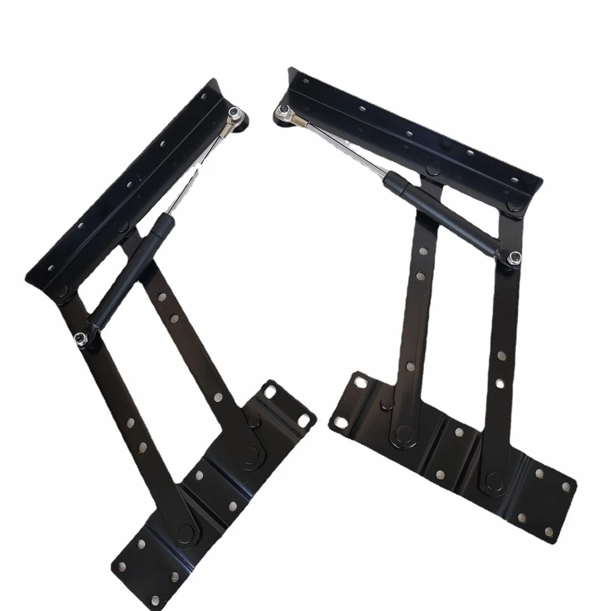 Zawias hydrauliczny składany stołowy regulowany czarny 2 szt