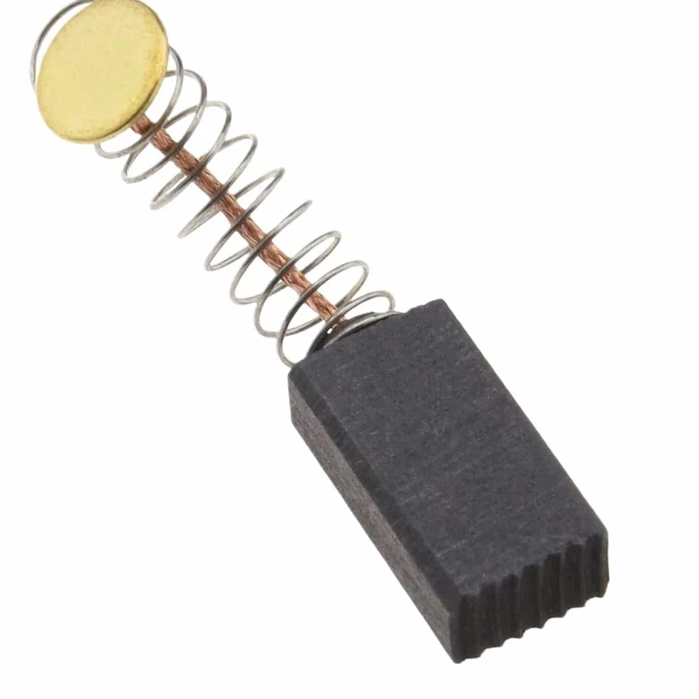 Części silnika Szczotki węglowe 10 szt. 13 x 8 x 5 mm Akcesoria Węgiel/Metal Ciemnoszary