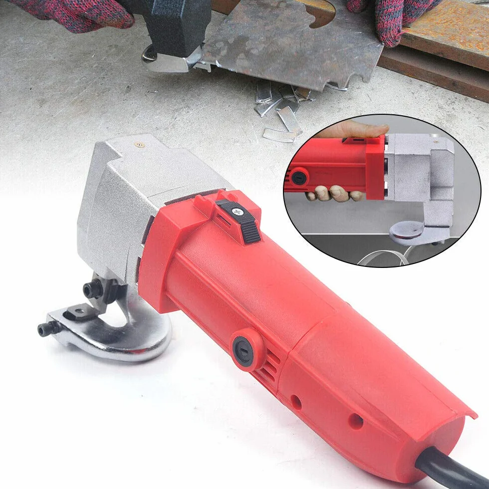 Elektryczne nożyce do blachy, nożyce do metalu, nożyce do blachy 2,5 mm, elektryczne nożyce do blachy