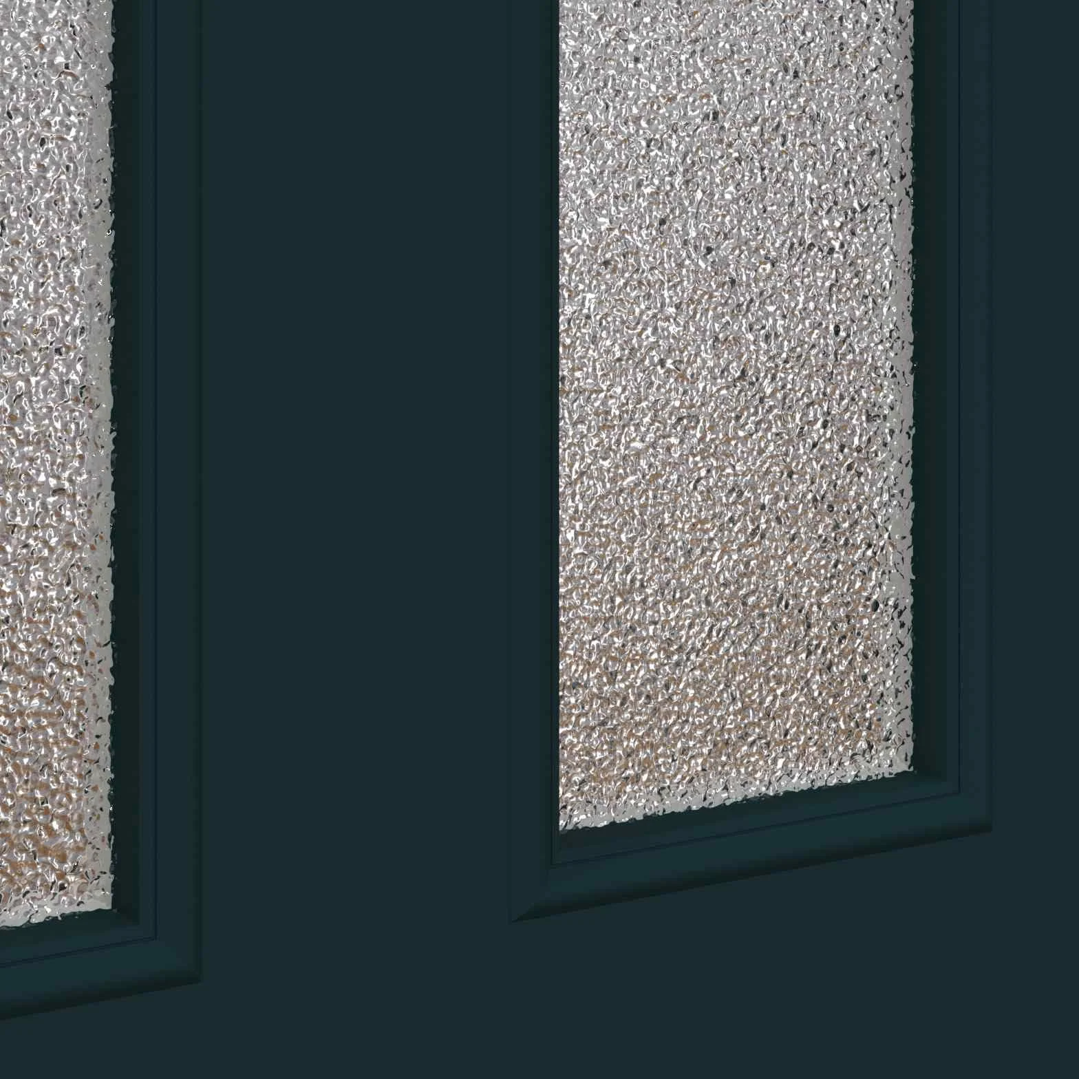 Antracytowe drzwi wejściowe PCW 110 x 210 cm z wkładkami szklanymi, drzwi wejściowe do domu, korytarza, piwnicy i renowacji, łącznie z uchwytem, zawiasami, ochroną przed warunkami