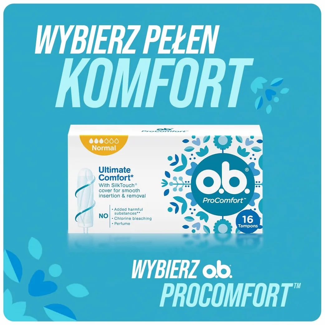 O.B. Ultiem Comfort Tampony, 54 szt.