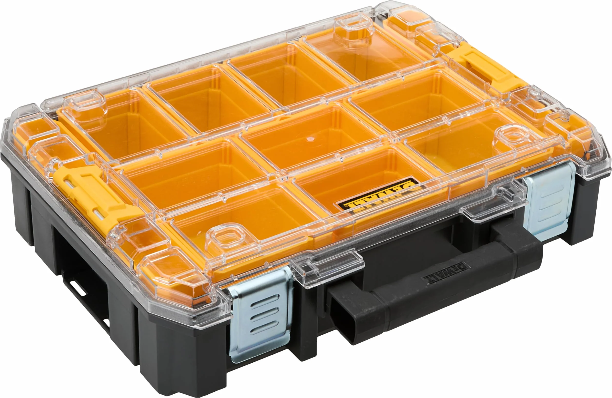 DEWALT Solidny Dwst1-71194 - organizador z tapa transparente tstak v sellado dla profesjonalistów i majsterkowiczów do pracy profesjonalnej wysoka trwałość