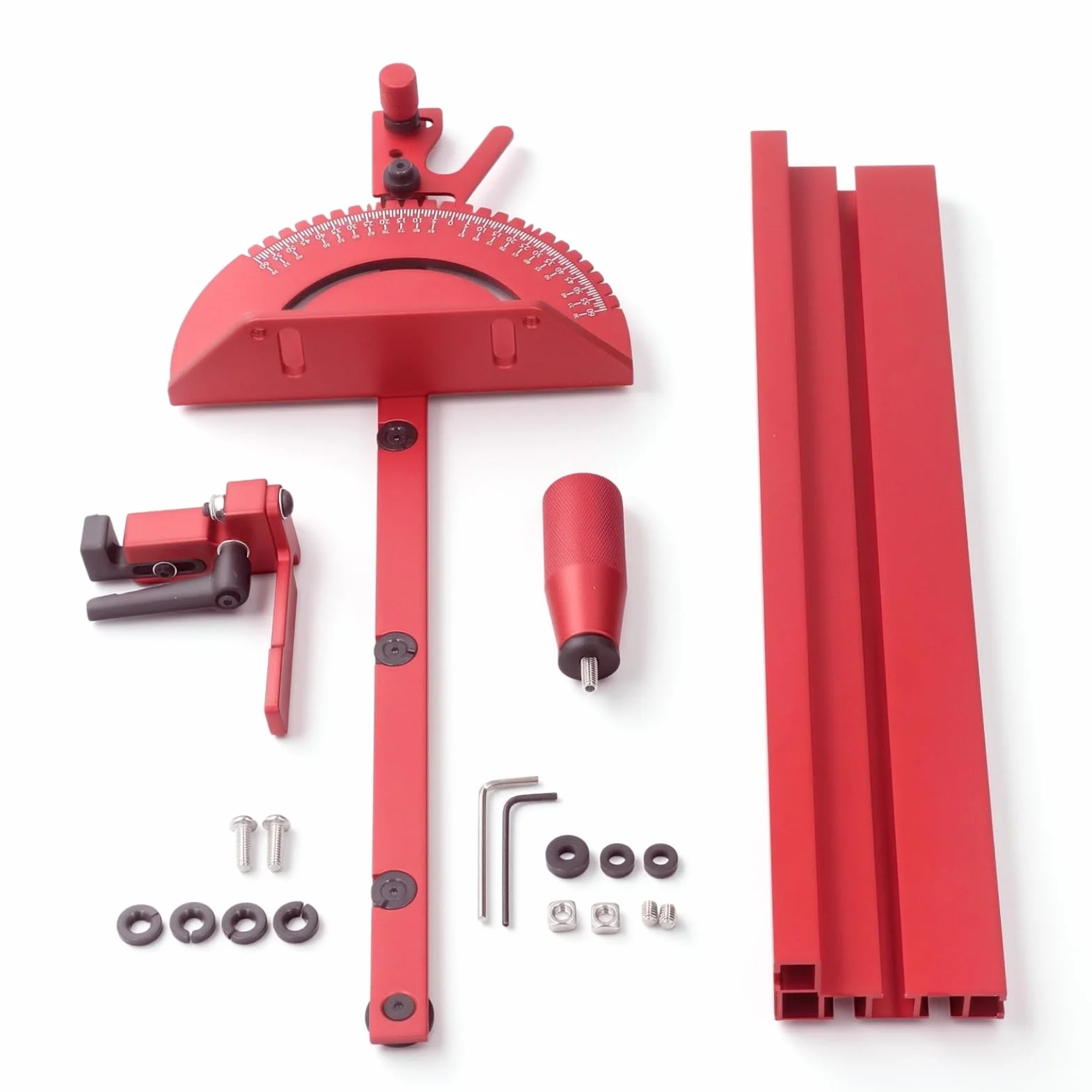 Ukośny pomiar do stołu decent miter skośne ogrodzenie pomiarowe z ogranicznikiem krańcowym, dokładny pomiar ukośny do stołu, do szyny T Accessoires pour scie sur table