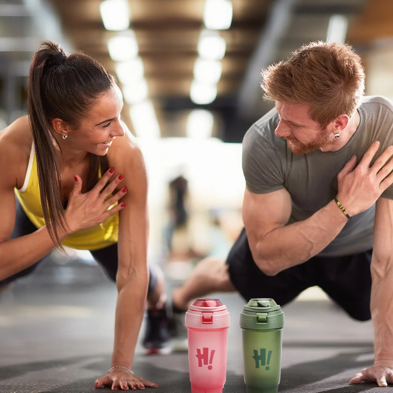 APOMOONS Shaker proteinowy, 2 sztuki, shaker proteinowy ze skalą pomiarową, nie zawiera BPA, szczelny, trwały, bezzapachowy, shaker do fitnessu, uprawiania sportu