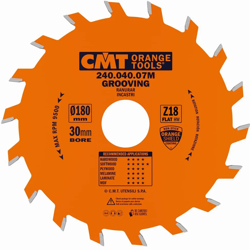 CMT Orange Tools Piła tarczowa 240.040.07M 180 x 4 x 30 Z 18 prosta