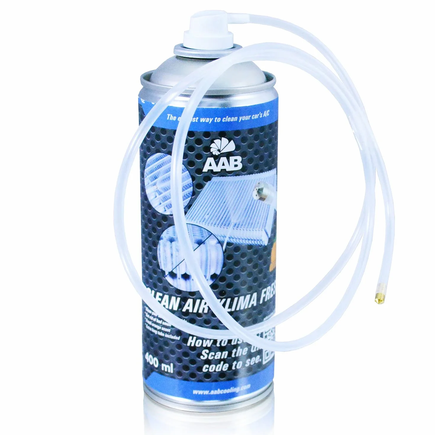 AABCOOLING Clean Air Klima Fresh 400ml - Preparat do Klimatyzacji Samochodowej, Odświeżacz Układu Chłodzenia Powietrza, Spray do Klimy, Czyszczenie Nawiewu i Układu Klimatyzacji