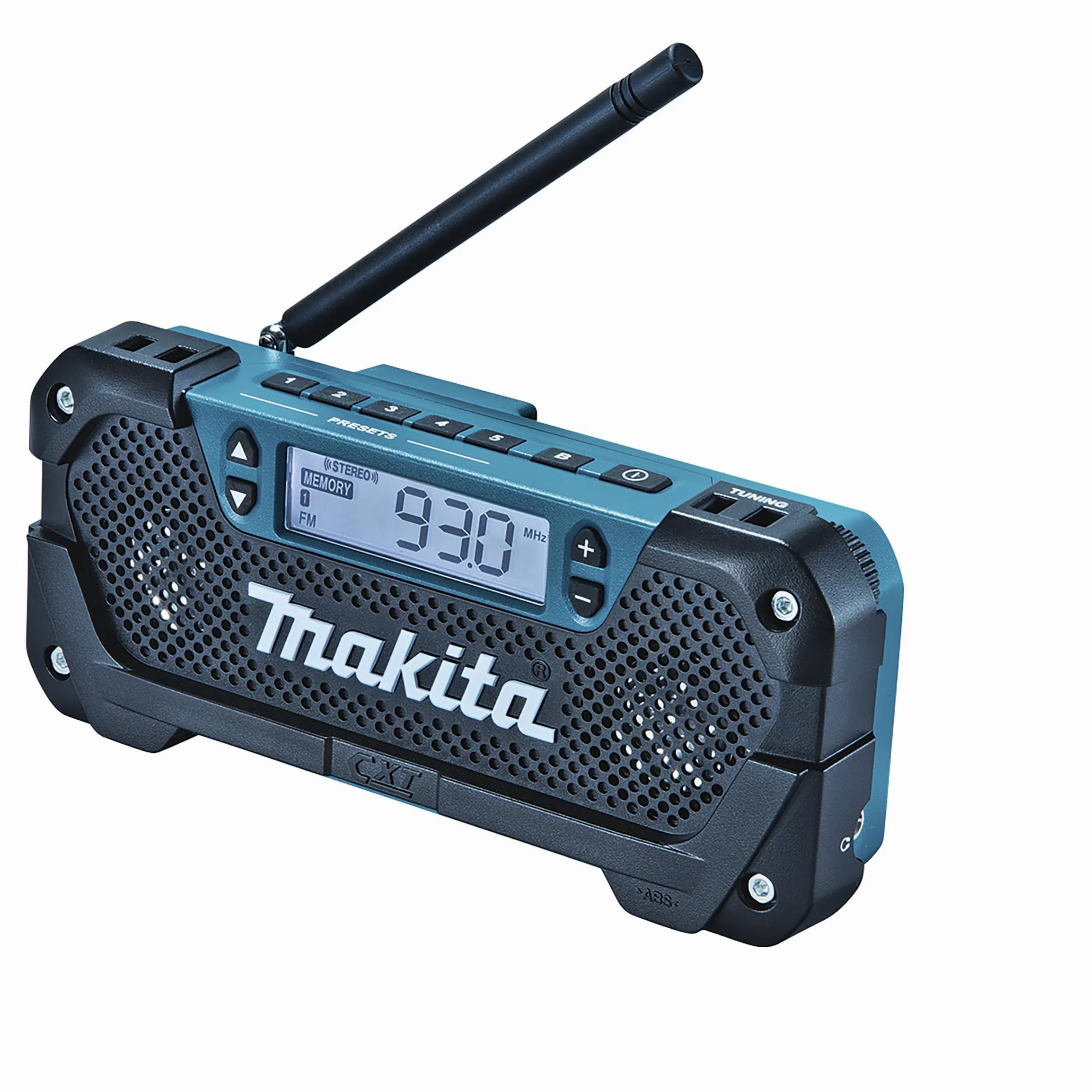 Makita MR052 Radio, 50 W, 12 V, Turkusowy/Czarny, 16.9 x 7.3 x 7.4 cm