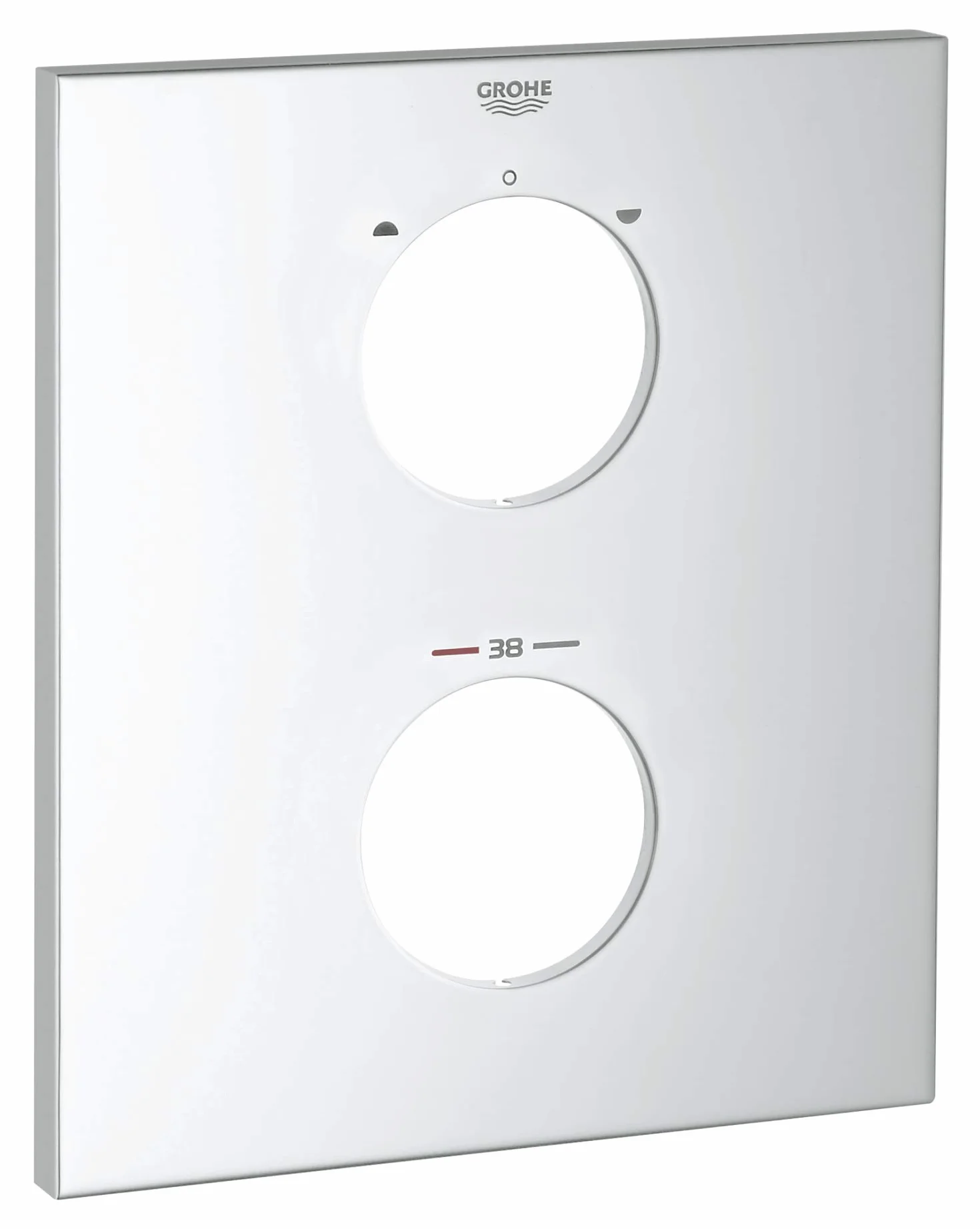 GROHE Rozeta (oryginalna część zamienna, trwała, wytrzymała, producenta: 5 lat), chrom, 47828000