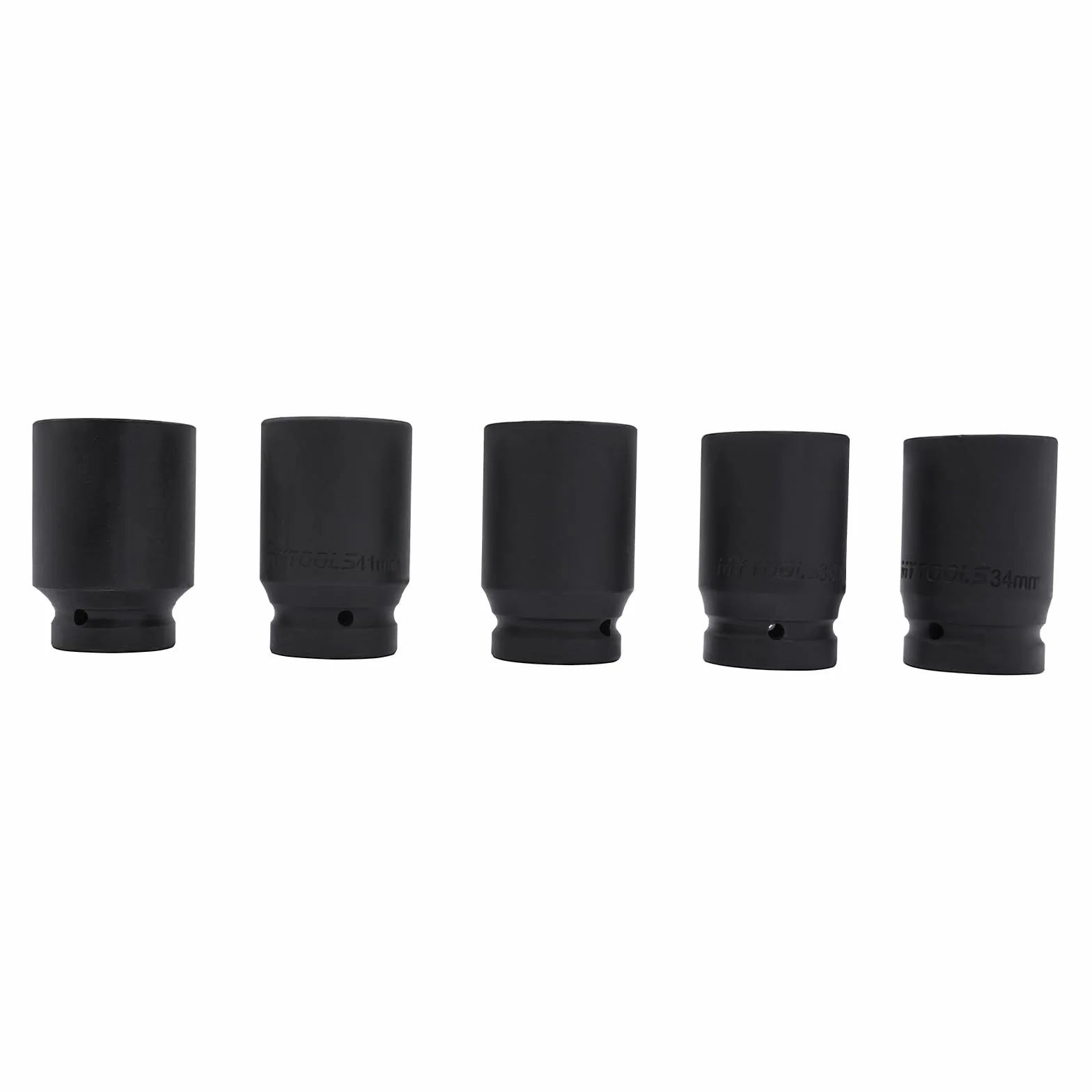 Zestaw nasadek udarowych, 10 sztuk, 24 mm do 46 mm, z pudełkiem do przechowywania, zestaw kluczy nasadowych, do lotnictwa, samochodów, turbin parowych, komputerów