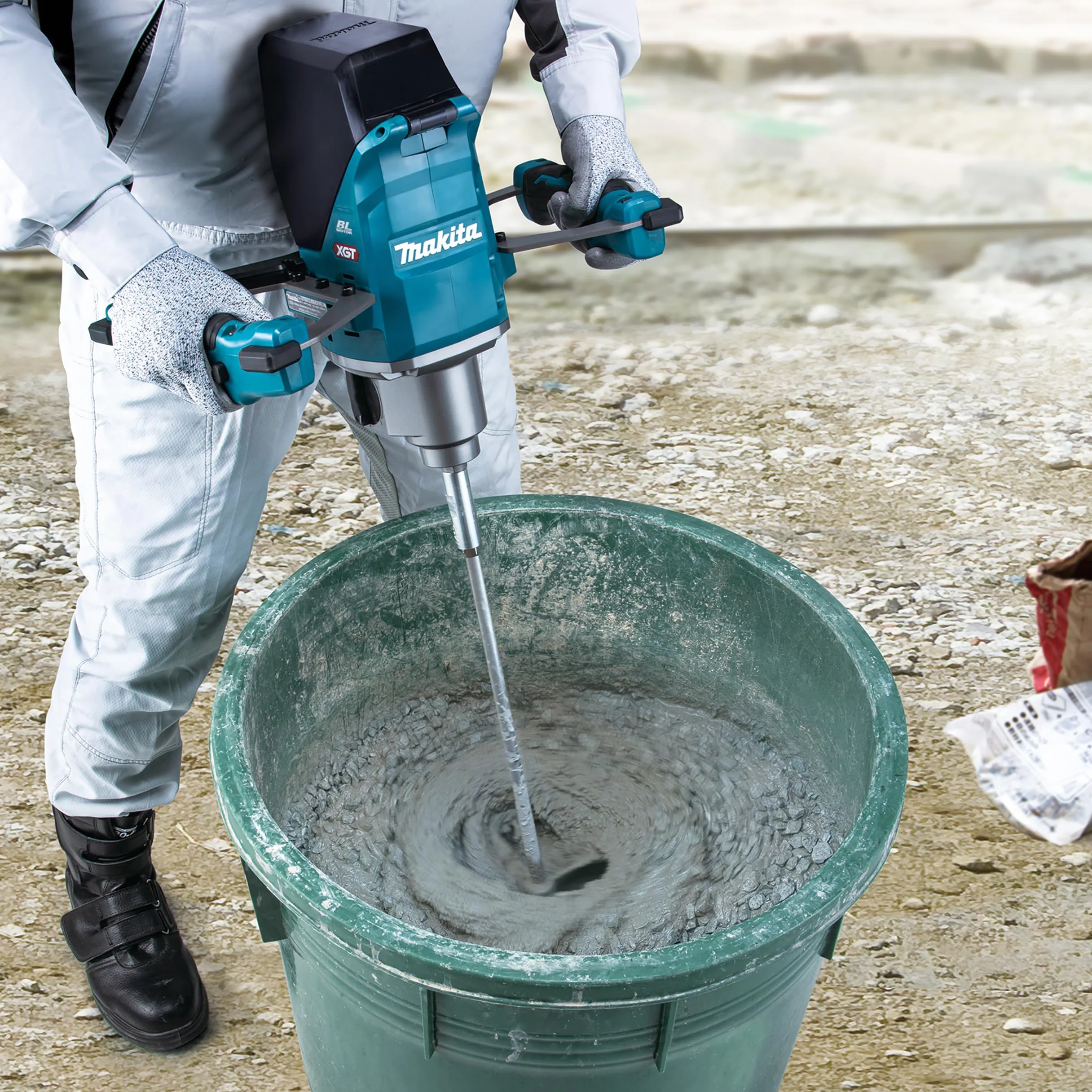 Makita UT001GZ01 M14 mieszadło akumulatorowe maks. 40 V (bez akumulatora, bez ładowarki)