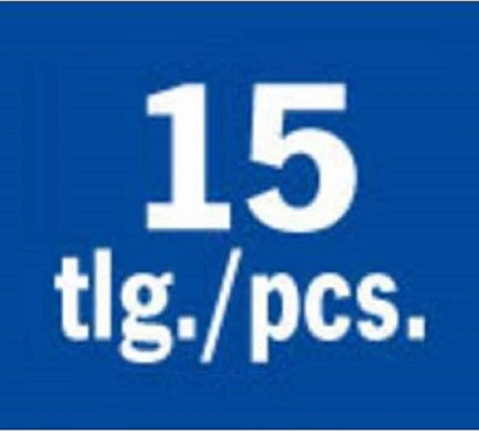 910135 15-częściowy zestaw narzędzi do gwintowania HSS-G M3-M12 w kasecie z tworzywa sztucznego