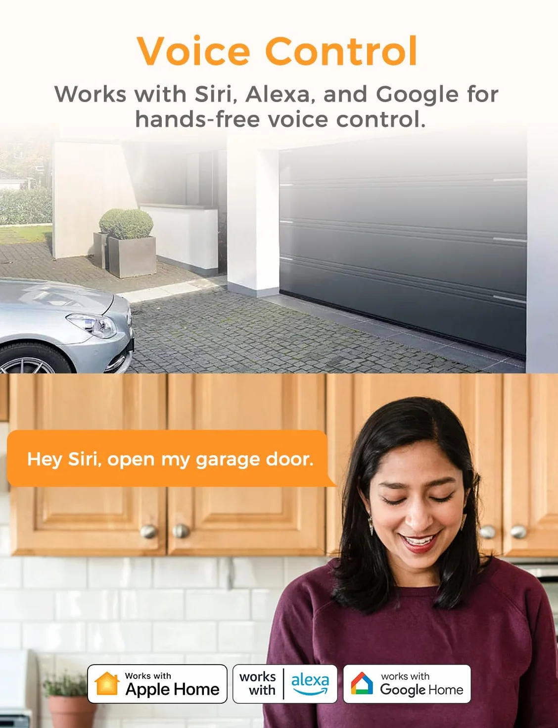 Refoss Smart Otwieracz do bram garażowych WLAN Apple HomeKit Alexa Google Home