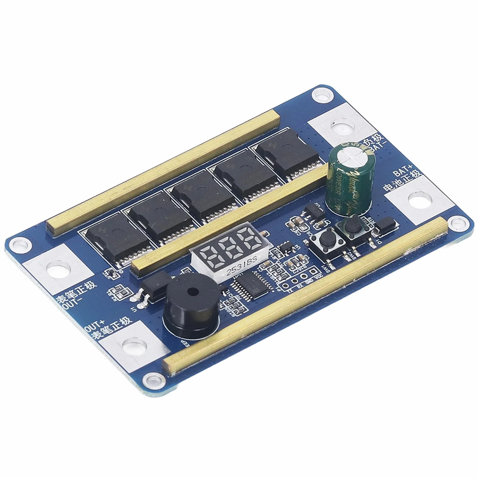 Z99 Zgrzewarka Punktowa Płytka Drukowana, 3-Cyfrowy Wyświetlacz Cyfrowy Mini DIY Zgrzewarka Punktowa Przechowywanie Baterii Zgrzewarka Punktowa Zestaw 12v Dc 32650