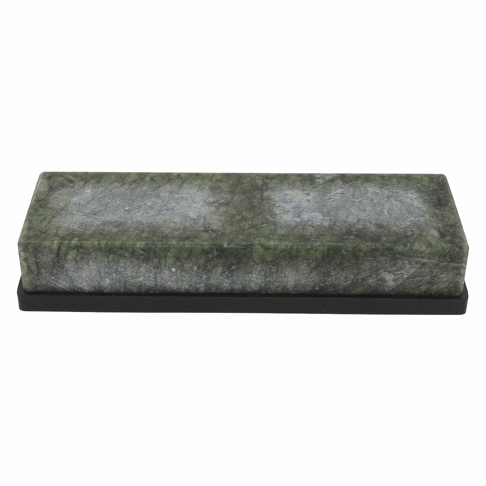 Green Whetstone 10000 Grit Wear Fine Polishing Grindstone Sharpener Honing Stone for Kitchen Woodworking Beauty Tools 6 x 3 x 18cm with 2 Protecting Covers