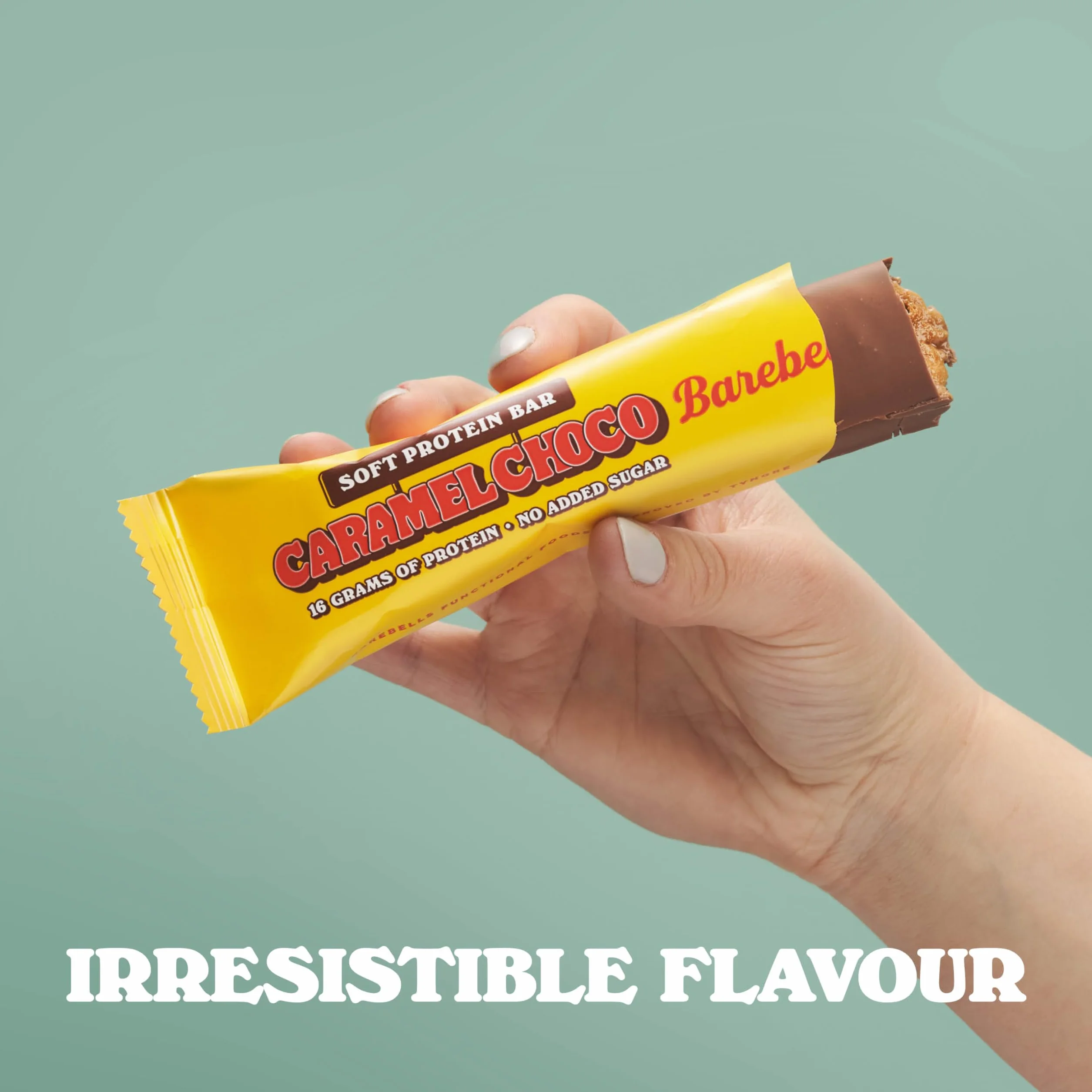 Barebells Soft Protein Bar | batonik proteinowy o niskiej zawartości cukru (karmelowy Choc, 12 x 55 g)