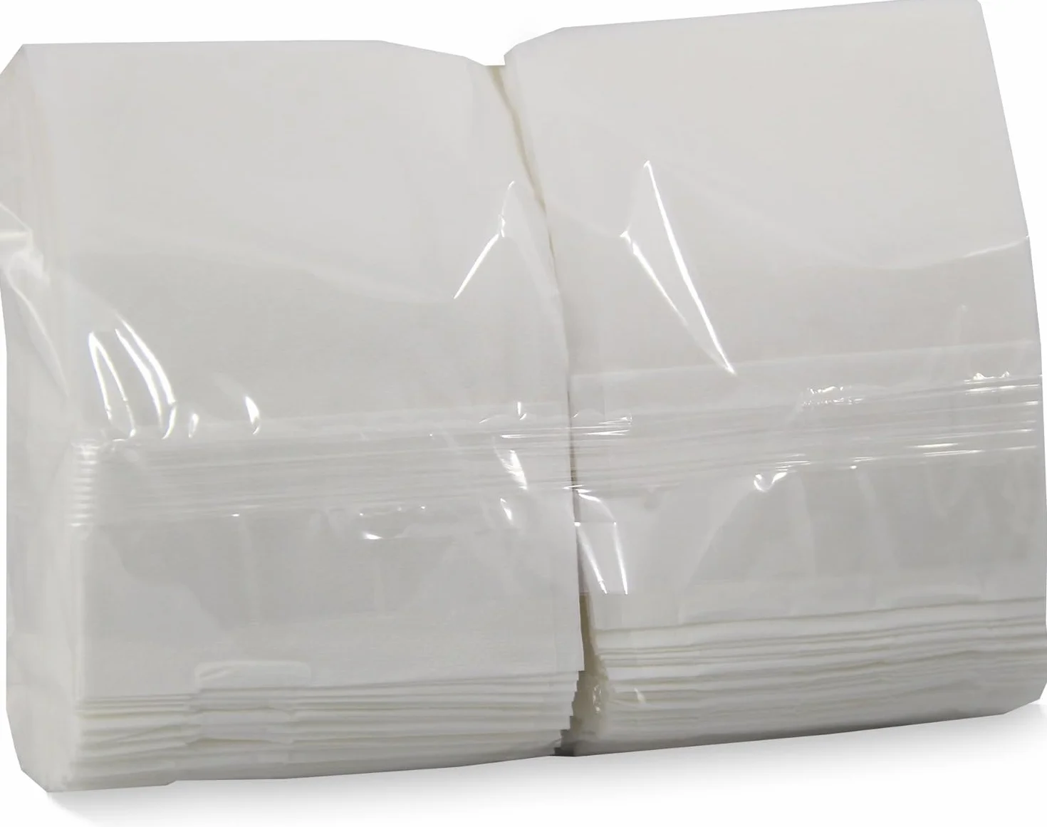 Serwetki Miniservis 17 x 17 cm białe - opakowanie 200 serwetek papierowych z recyklingu, 1 warstwa, nadaje się do kontaktu z żywnością, idealne do barów, restauracji i imprez