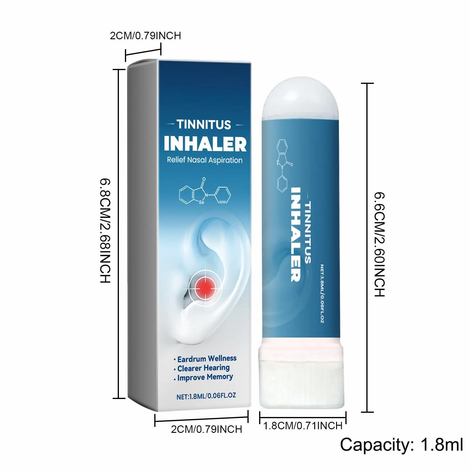 Aspiracja do nosa, 5 szt. łagodząca szumy uszne do dzwonienia uszu, techsilen na szumy uszne, techsilen inhalator szumów usznych, inhalator szumów usznych do dzwonienia uszu