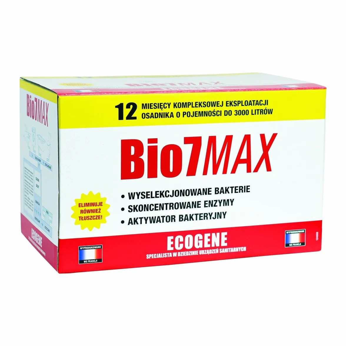 Max 2kg Ecogene bakterie do oczyszczalni
