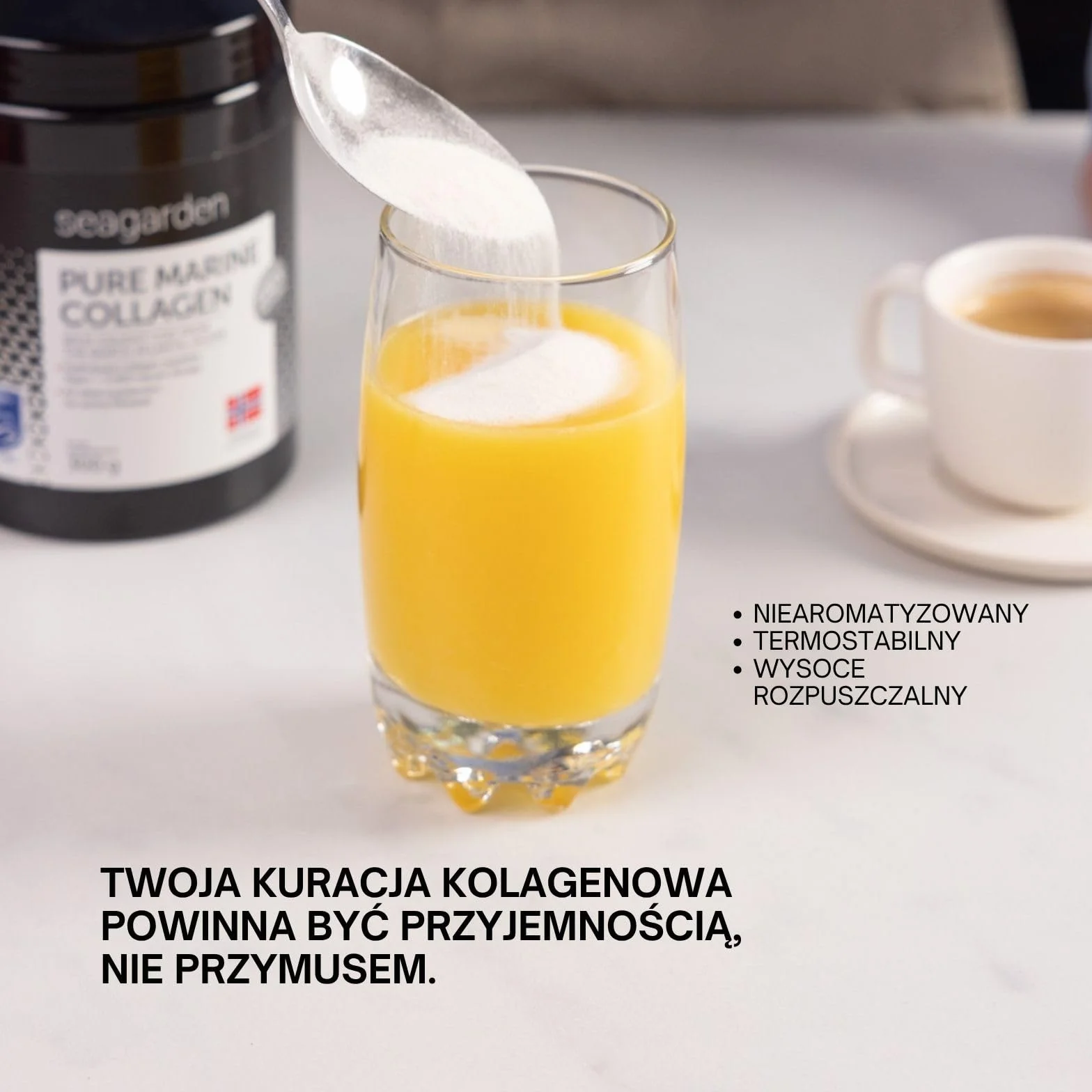 Norweski kolagen morski hydrolizowany peptydy 300 g suplement zdrowej skóry włosów paznokci
