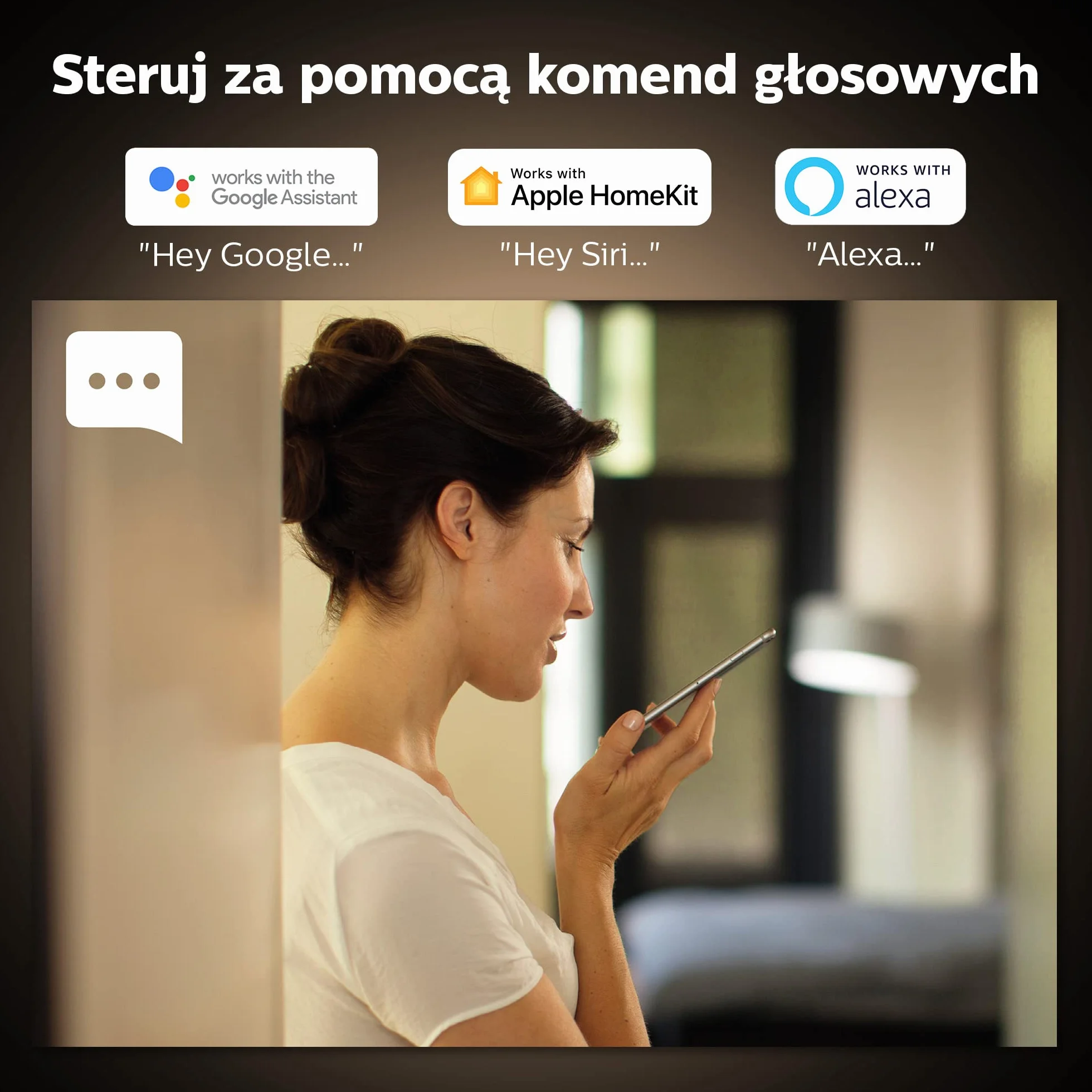 Philips Hue White Ambiance Żarówka E27 1100lm 8W 75W Inteligentne Oświetlenie