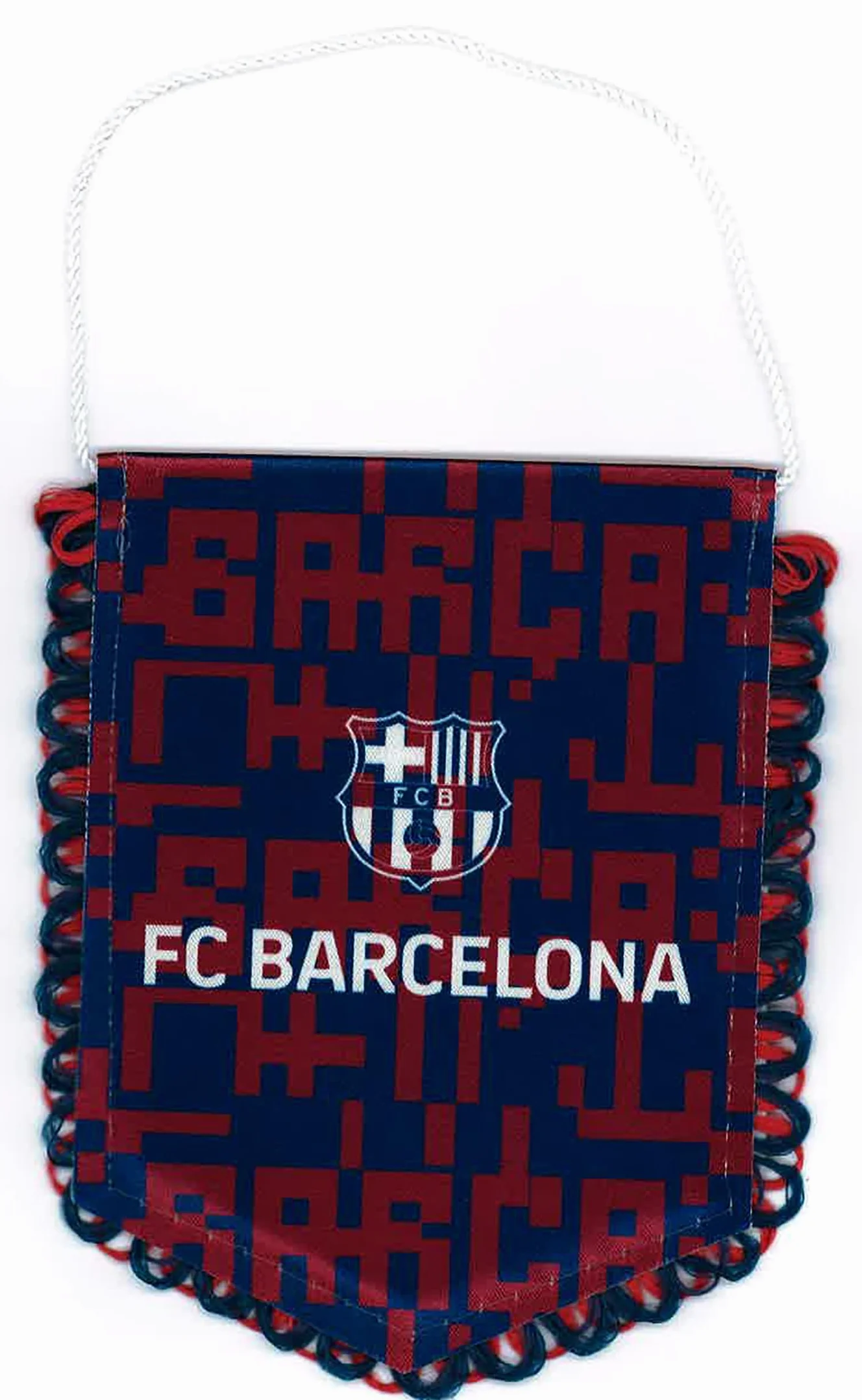 Proporczyk Barça - oficjalna kolekcja FC Barcelona, rozmiar 13 x 10 cm
