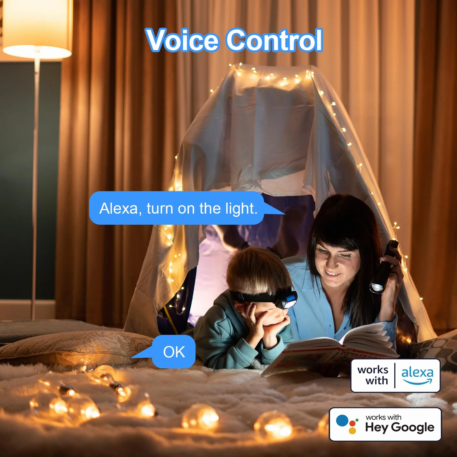 ANTELA Żarówka Alexa E14 4,5 W, inteligentna żarówka LED, Wi-Fi, RGB, zimna biel, ciepła biel, sterowanie za pomocą aplikacji, sterowanie głosem, kompatybilna z Alexa, Google Home, 4 szt