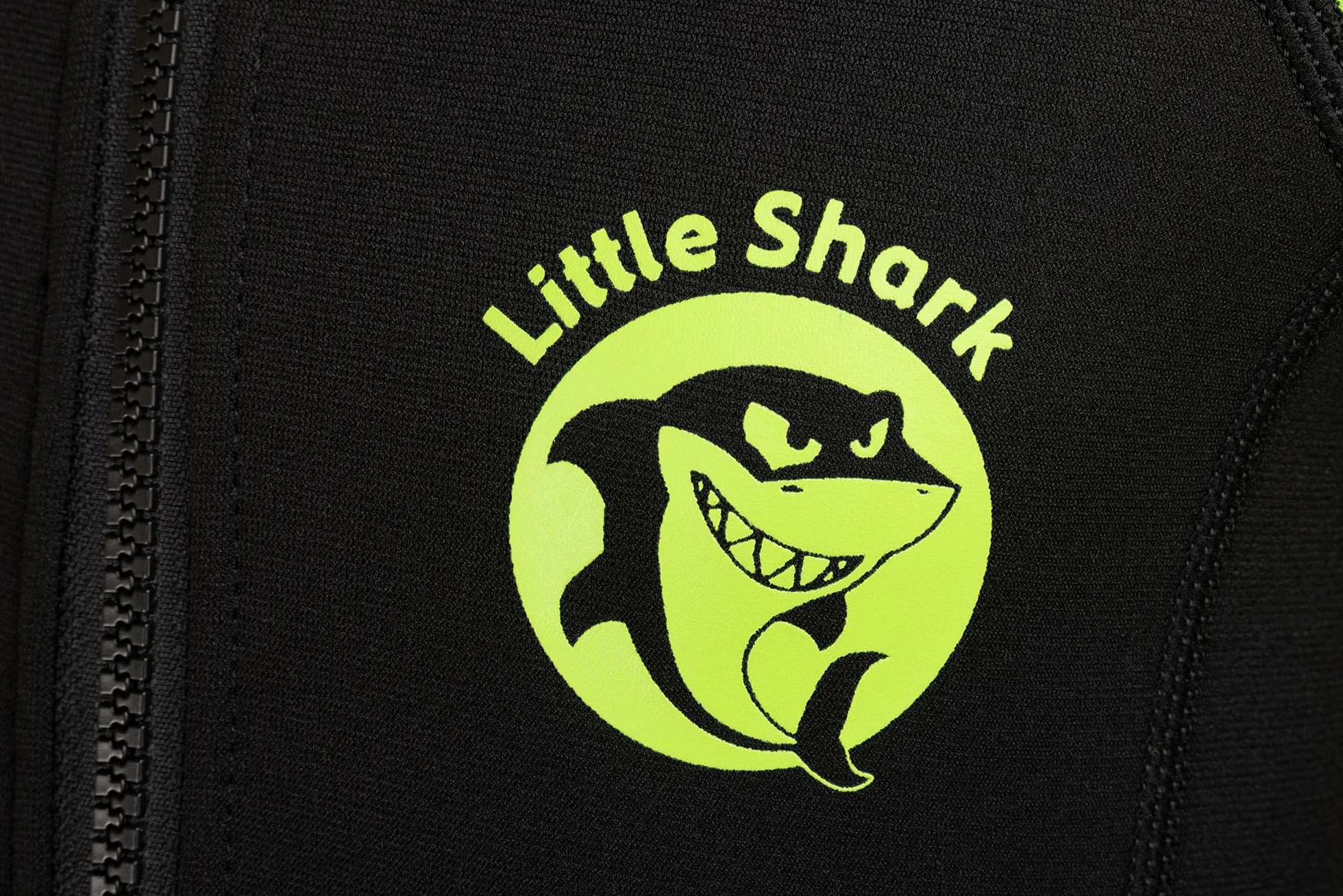 Cressi Unisex-Youth Little Shark Shorty Wetsuit Pianka Z Neoprenu Dla Dzieci,Czarny/Limonka,9/10 Lat,Xdg003306