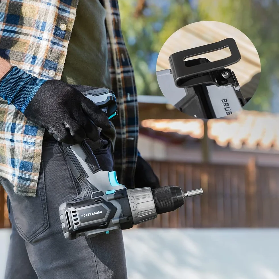Cecotec CecoRaptor Perfect Drill 4020 Brushless Ultra akumulatorowa wiertarko-wkrętarka akumulatorowa. 20 V 4000 mAh, prędkość bez obciążenia 2000 obr./min, maksymalny moment obrotowy 46 Nm, 25+1