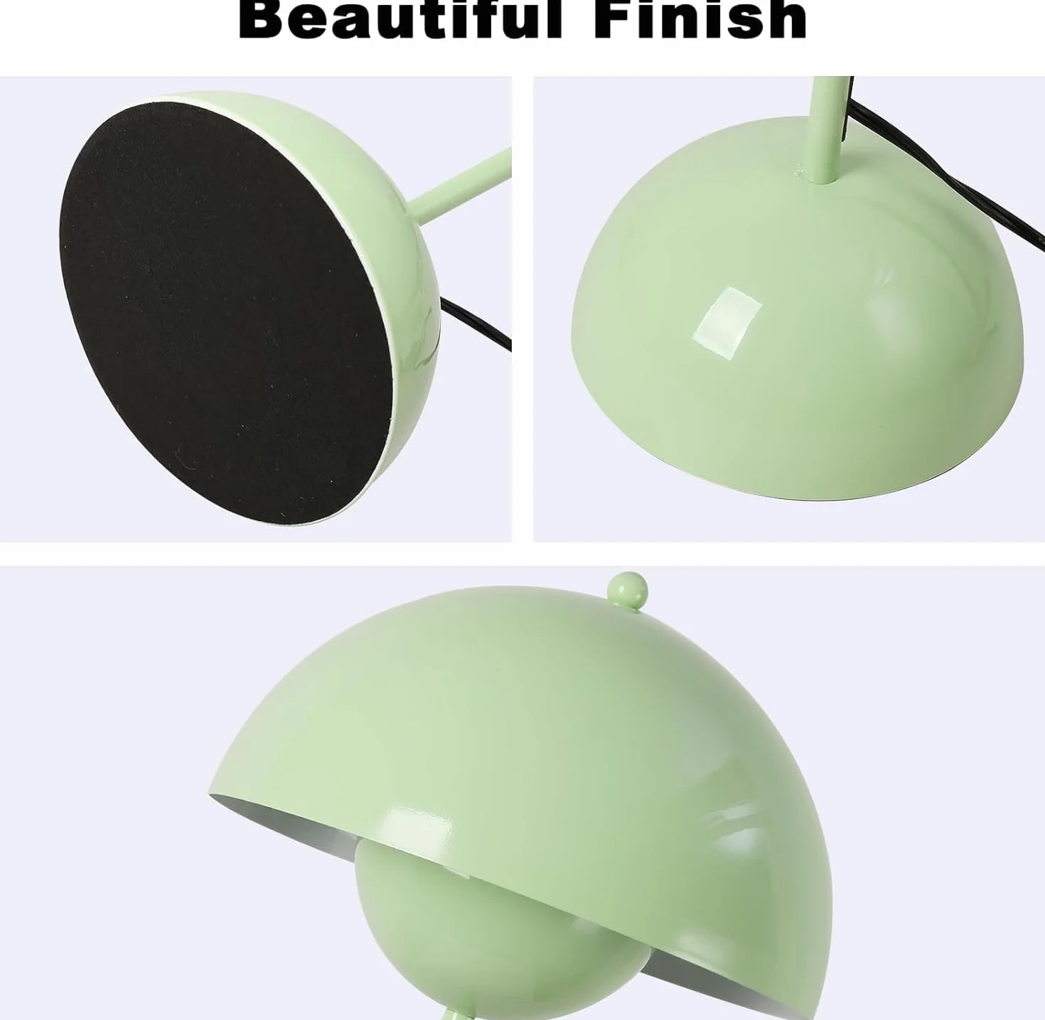 Alpinaluz SHAROM lampa stojąca z zielonej stali z parabolicznym kloszem inspirowana klasykami nordyckiego wzornictwa, idealna do salonu i jadalni, oprawka E27