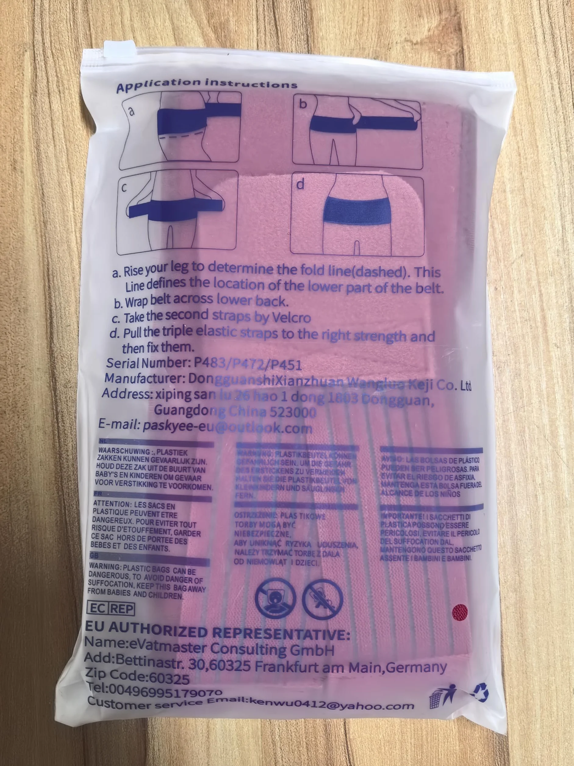 Pas biodrowy ze stawem krzyżowo-biodrowym SI z haczykami i oczami, orteza podtrzymująca dolną część pleców