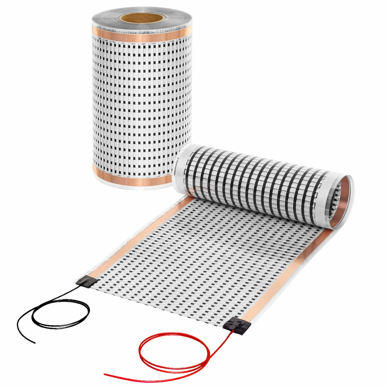Folia grzewcza na podczerwień 12 V/DC 0,3 x 1 m elektryczne ogrzewanie podłogowe, węglowa folia grzewcza