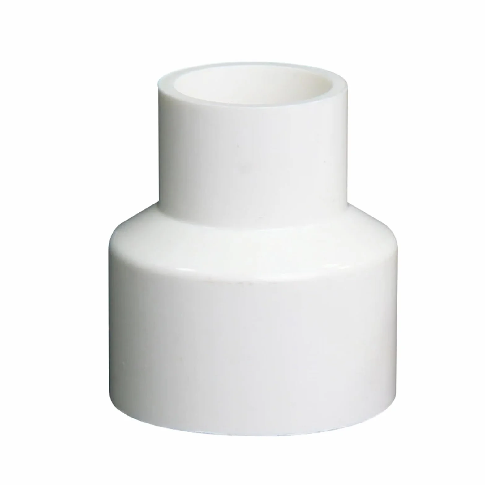 Adaptery do przyłączy rurowych BIAŁE złącze PVC 20/25/32/40/50/63/75/90/110/125/160/200mm proste złącze redukcyjne do rur wodnych(75-50mm)