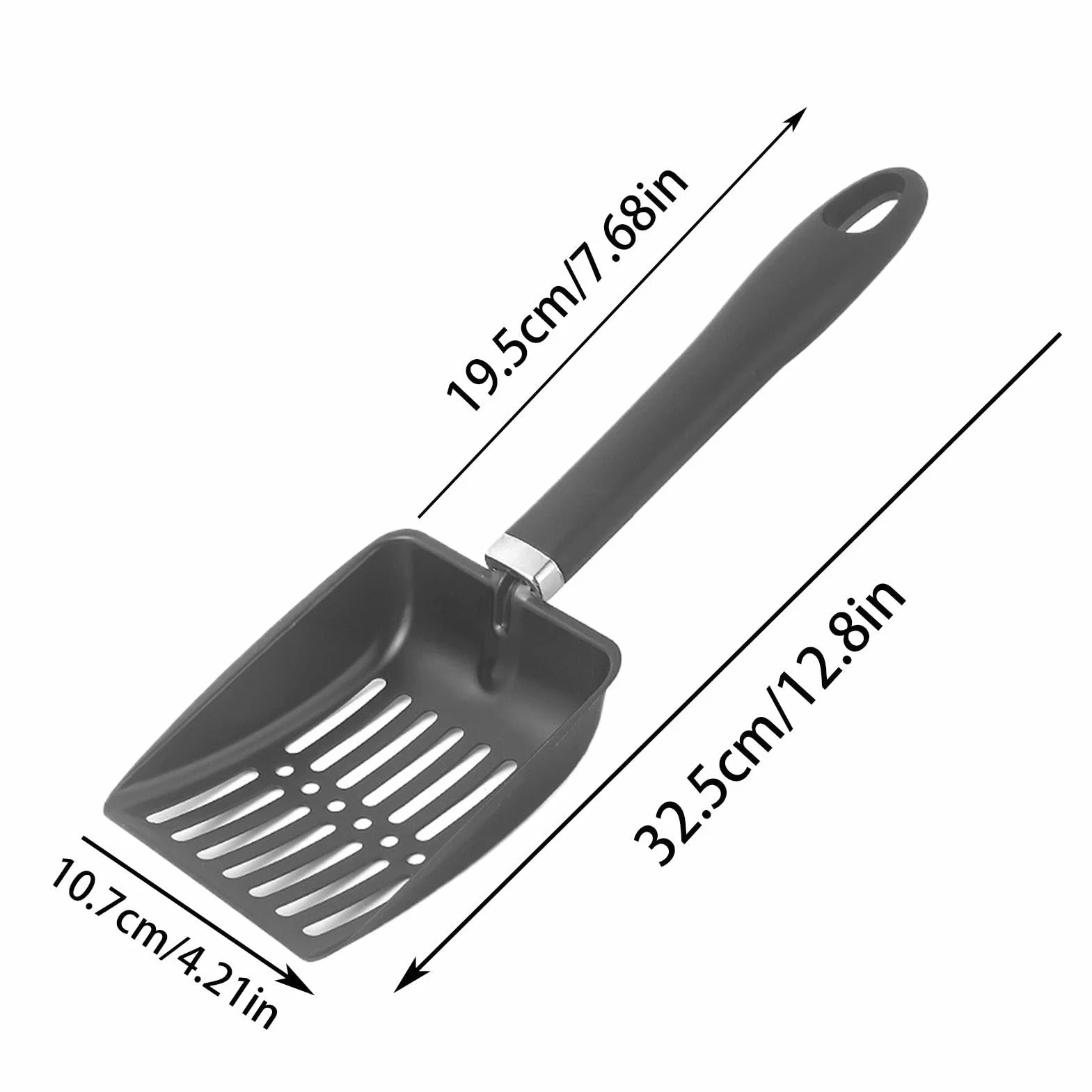 Pusta ?opata kominkowa, metalowa ?opatka w?glowa, 32,5 x 10,7 cm, autentyczna szufelka do czyszczenia, odporna rdz?, narz?dzie do paleniska ze stali nierdzewnej do u?ytku wewn?trz i zewn?trz