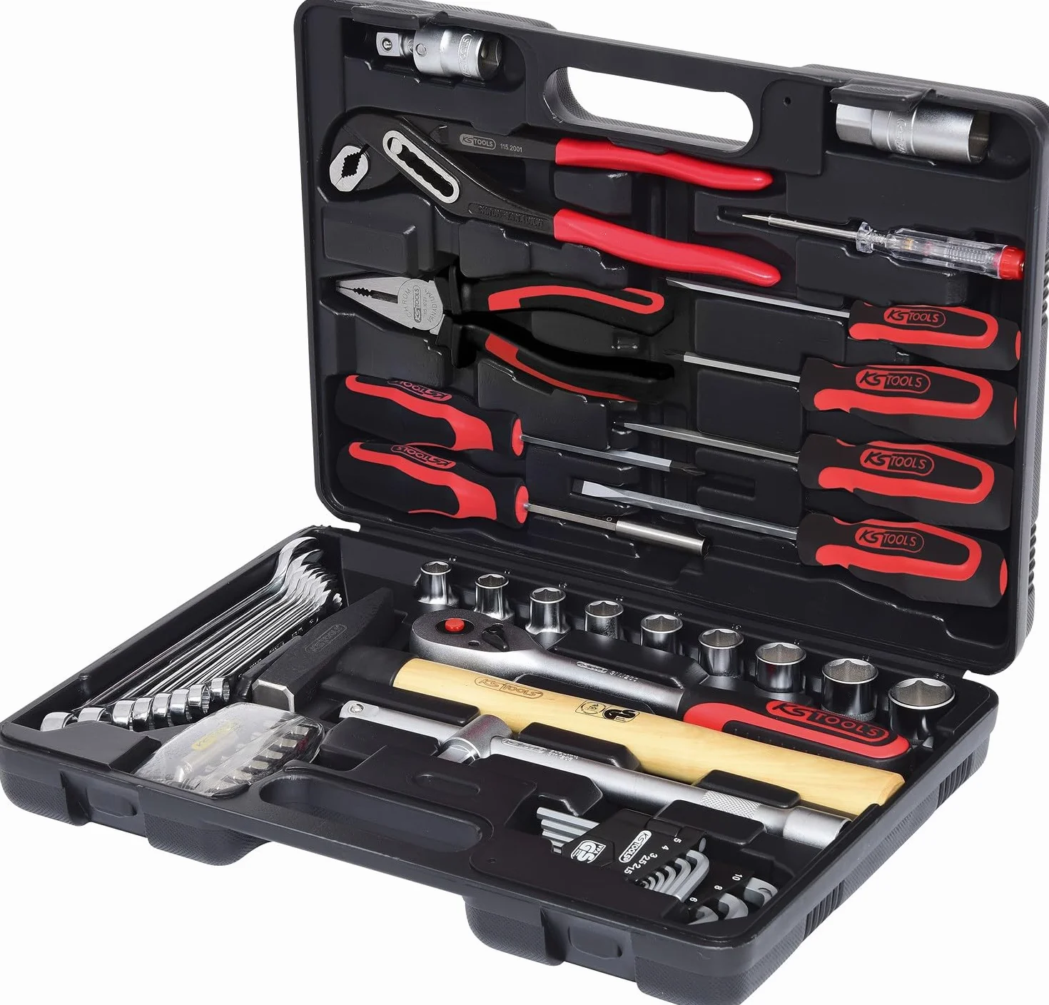 KS Tools 911.0650 Zestaw narzedzi, 50-szt, 1/4"+1/2"