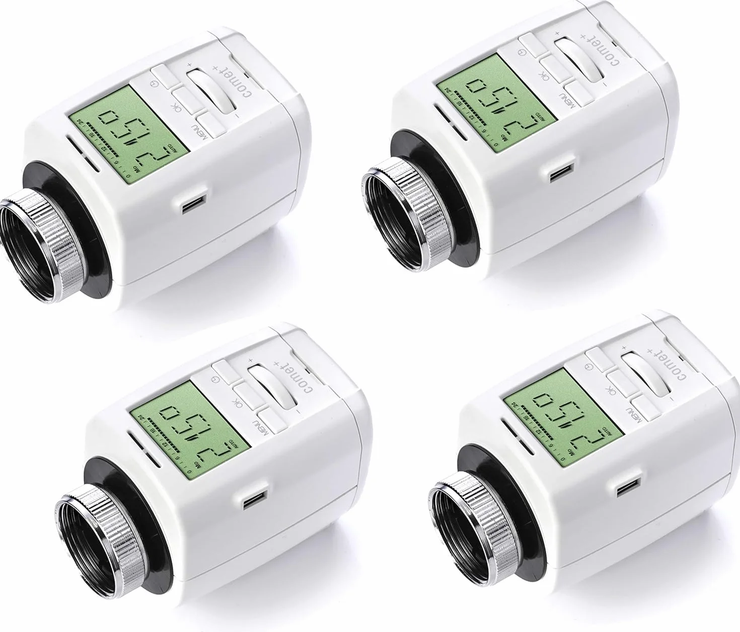 Et - Eurotronic Technology Gmbh Comet Plus Termostat, Biały, ‎8,5 x 6,5 x 5,4 cm; 40 g