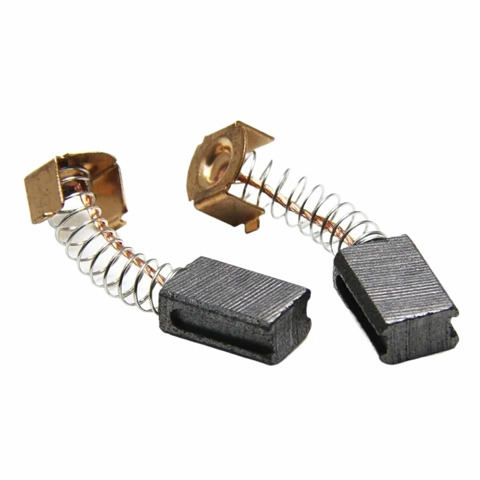 10 par szczotek węglowych G720 5 x 8 x 12 mm do G720-B3 GR750K PF600-B3 szlifierka kątowa silnik części zamienne do elektronarzędzi