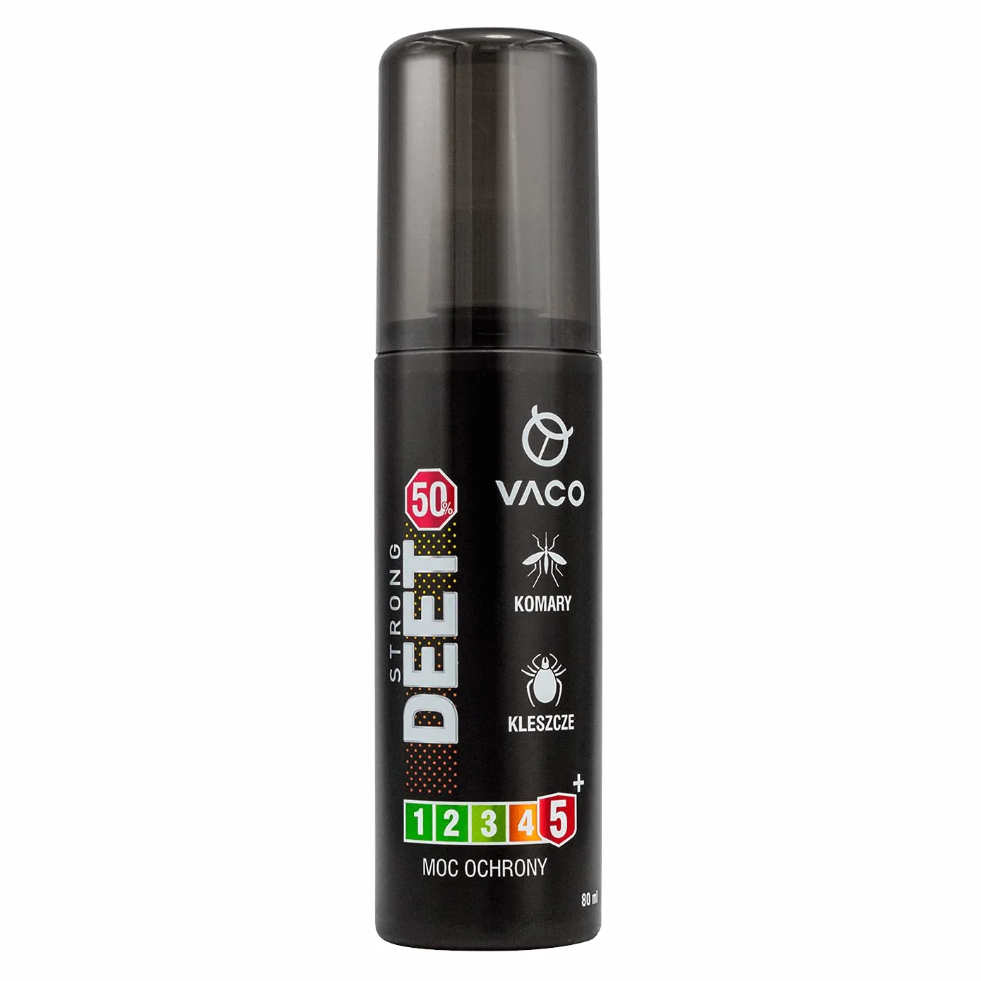 Płyn na kleszcze, komary i meszki DEET 50% + Geraniol 80 ml
