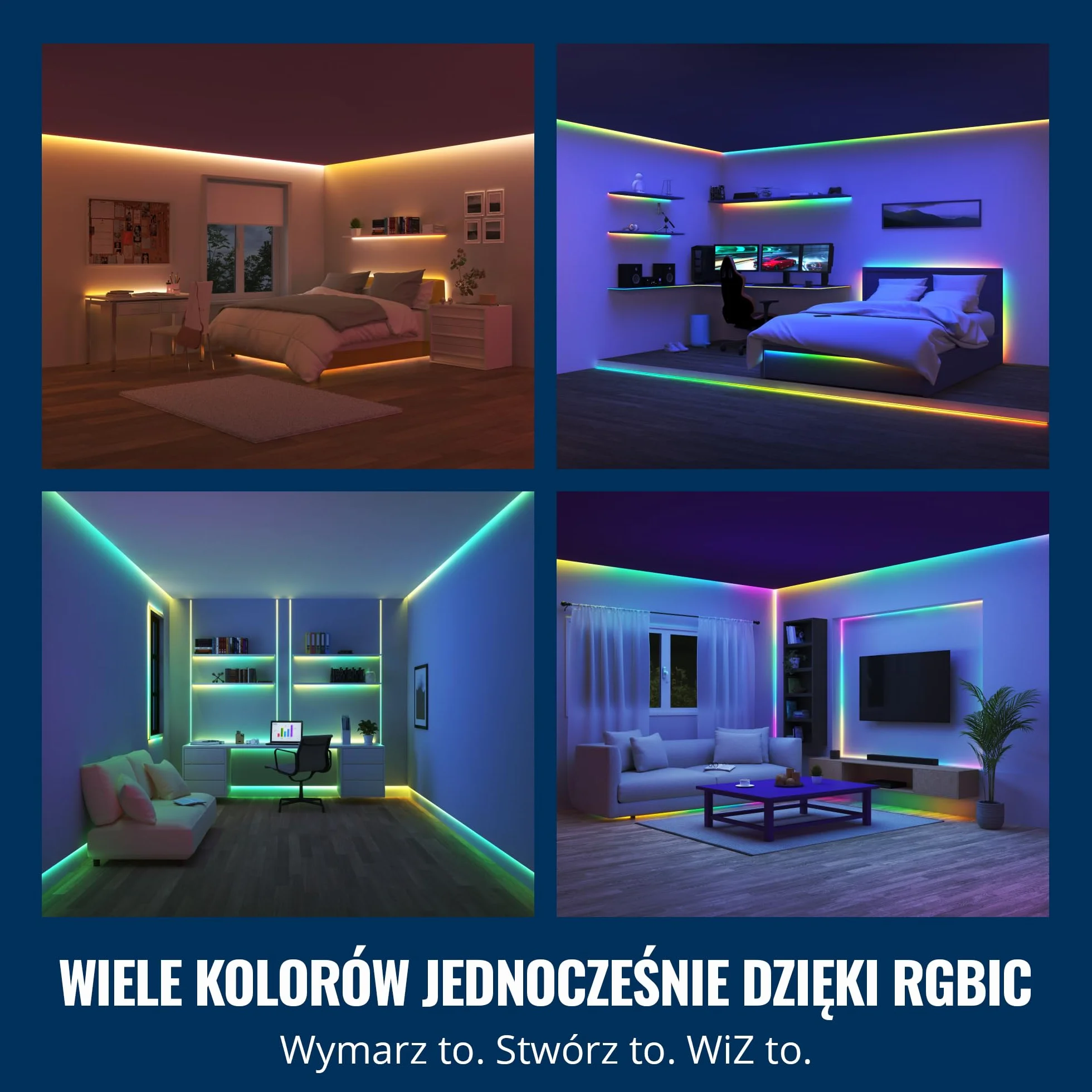 WiZ RGBIC LED strip 10m Type-C