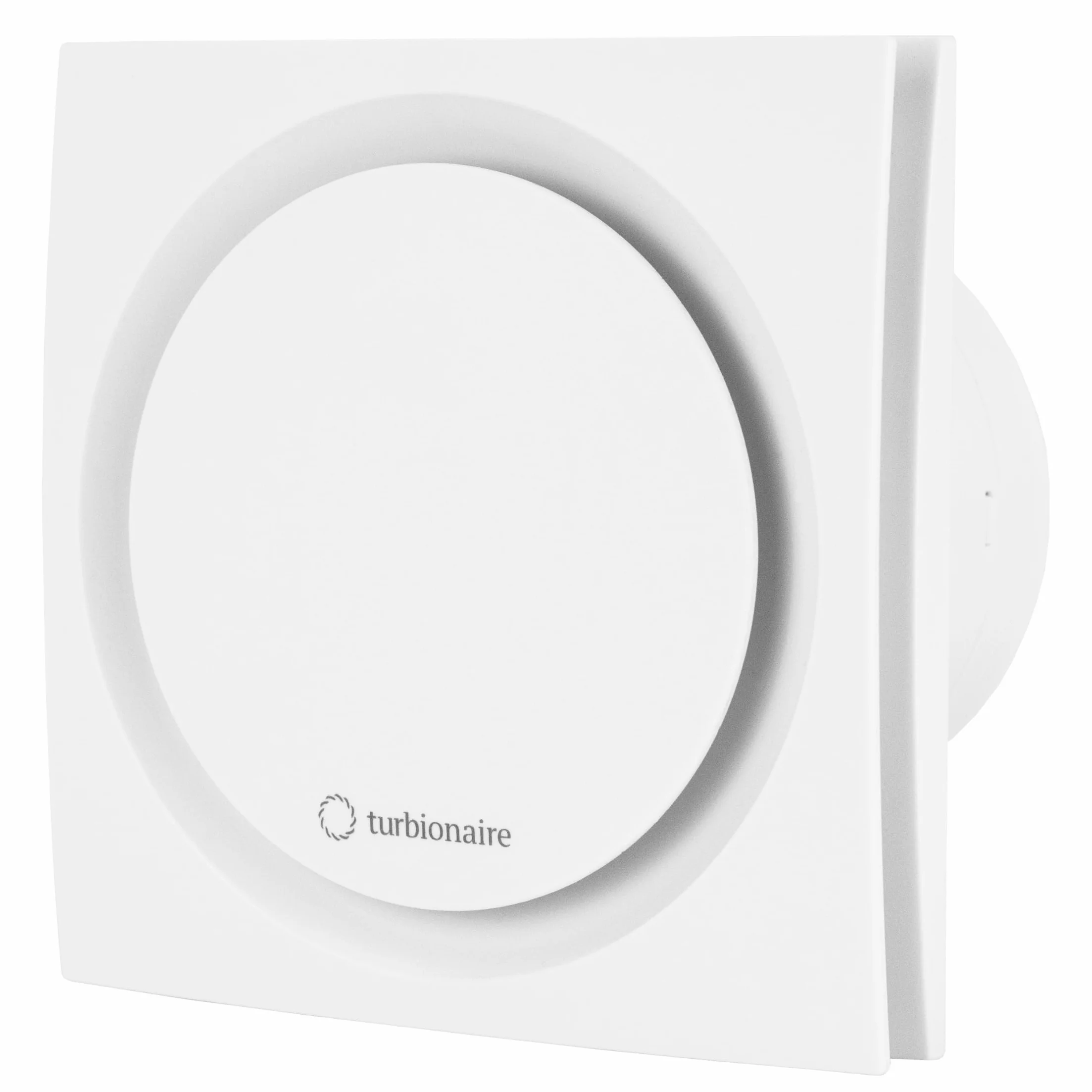 Turbionaire RING 150 SW – Wentylator łazienkowy, biały, z zaworem zwrotnym, cichy, podwójny system zasysania, średnica 150 mm, IPX4