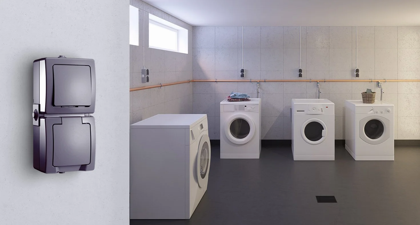 Kopp Nautic przełącznik seryjny, natynkowy, do wilgotnych pomieszczeń, 250 V (10 A), IP44, antracyt, 565515009